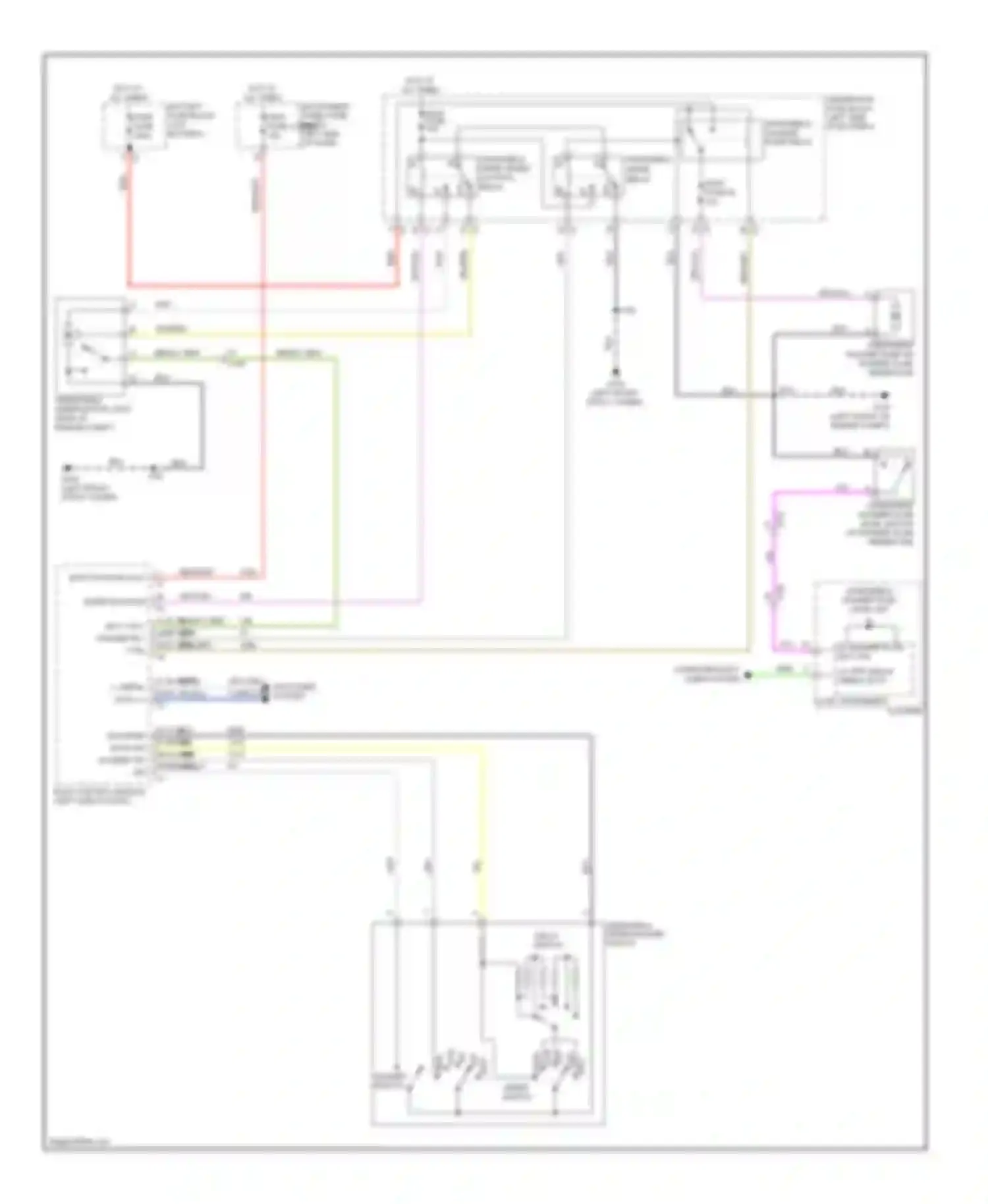 Wiring diagram windshield washer fluid level ind for Buick LaCrosse II (2009-2013) (1 of 1)