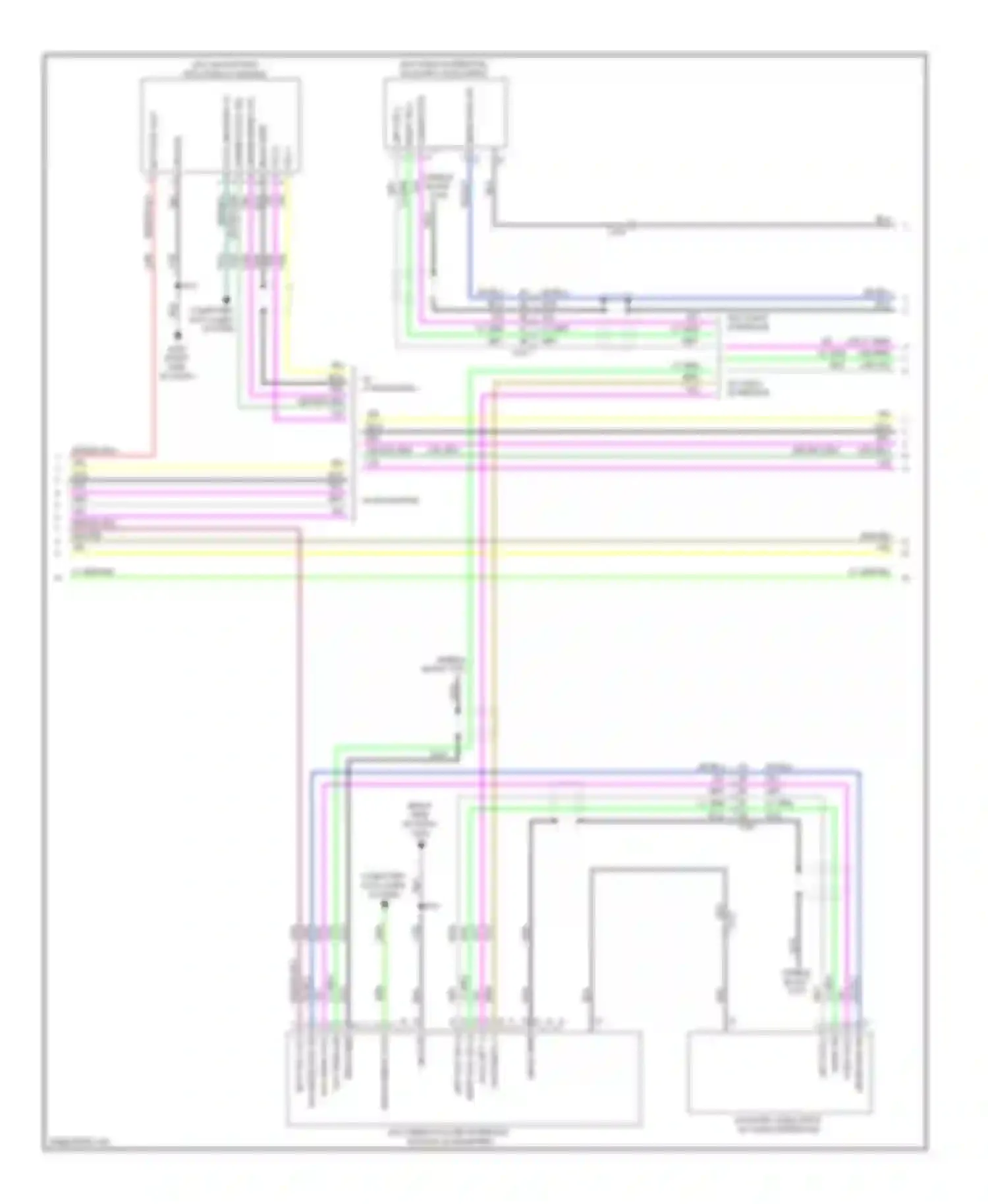 Wiring diagram w/o audio interface for Buick LaCrosse II (2009-2013) (1 of 2)