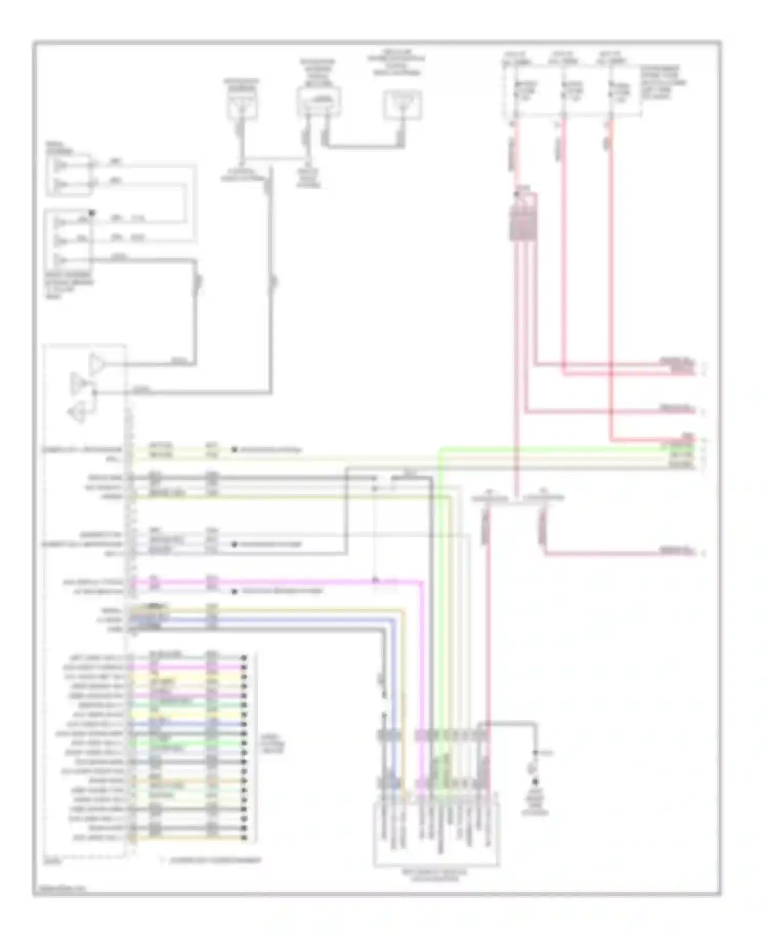 Wiring diagram w/o navigation for Buick LaCrosse II (2009-2013) (2 of 2)