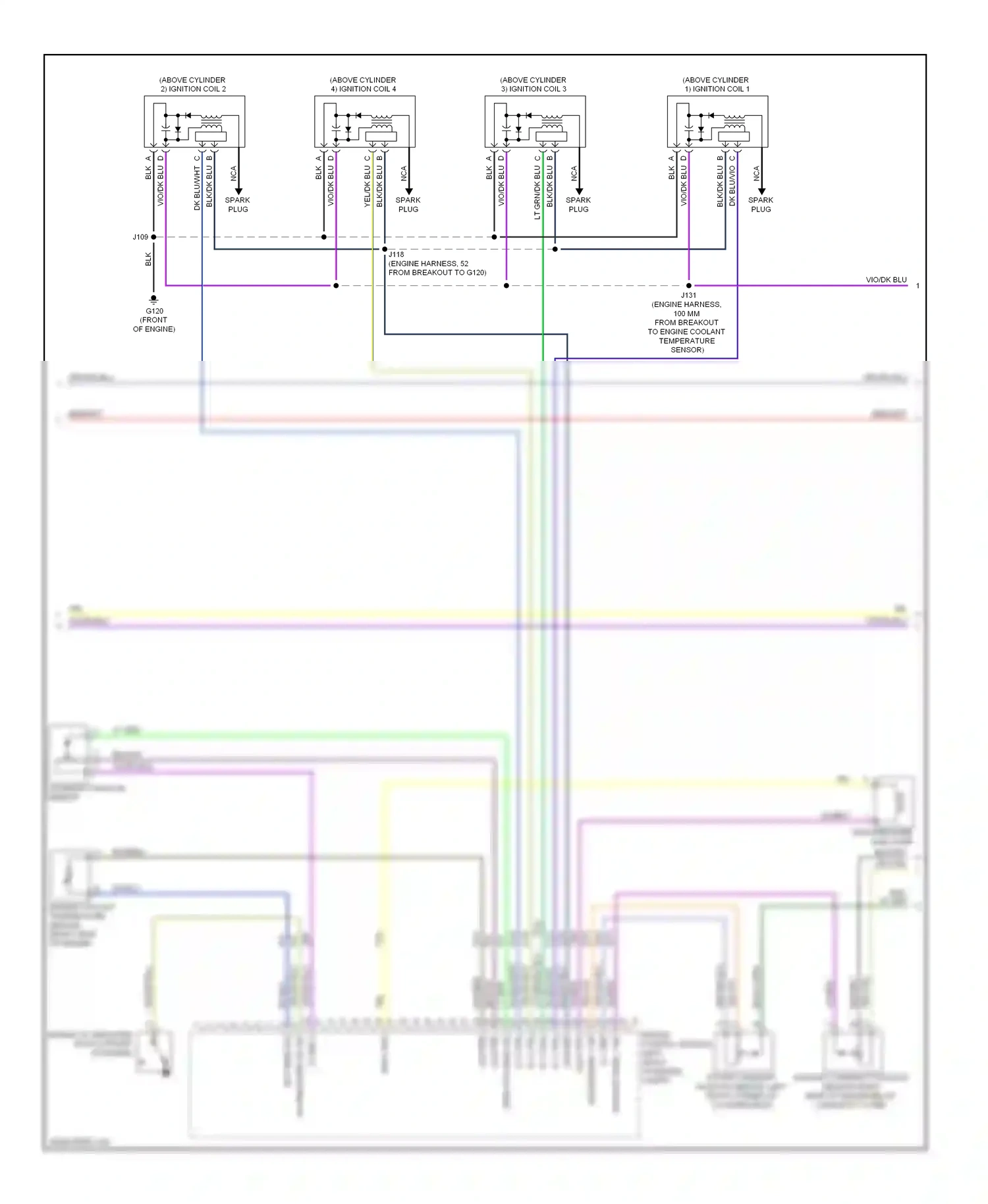 Wiring diagram yel/dk blu for Buick LaCrosse II (2009-2013) (5 of 11)