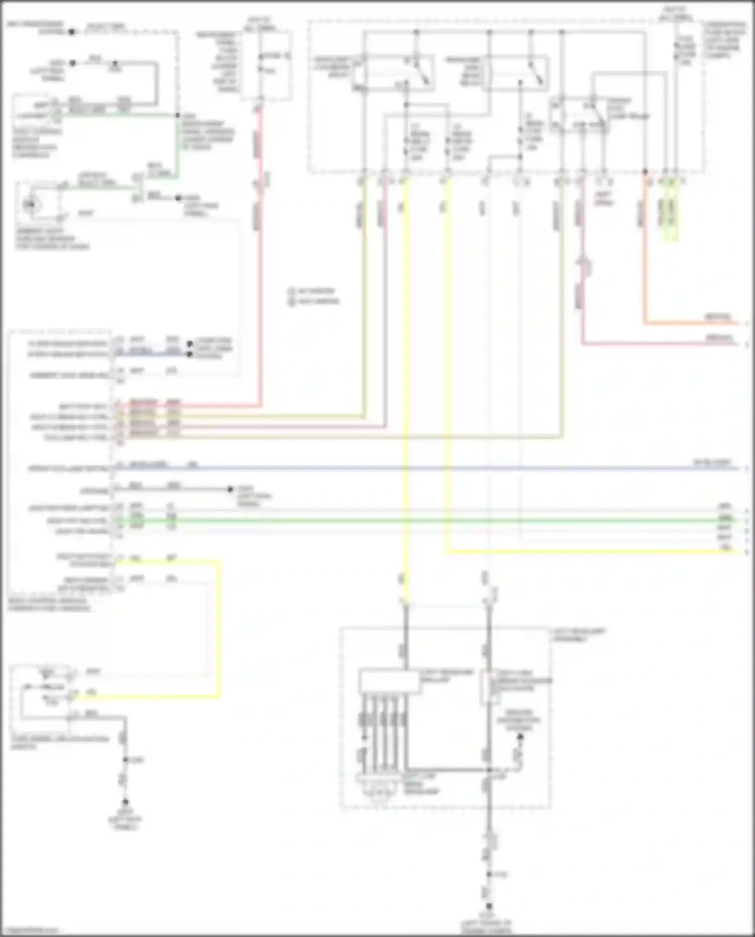 LaCrosse Buick III (2016-2019): Headlamps circuit (1 of 2)
