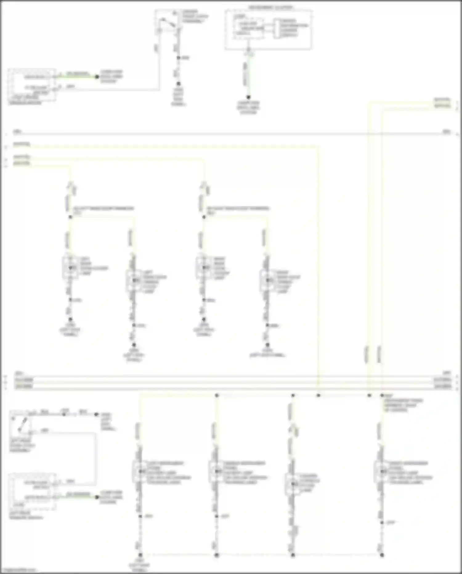 LaCrosse Buick III (2016-2019): Courtesy lamps circuit (2 of 3)