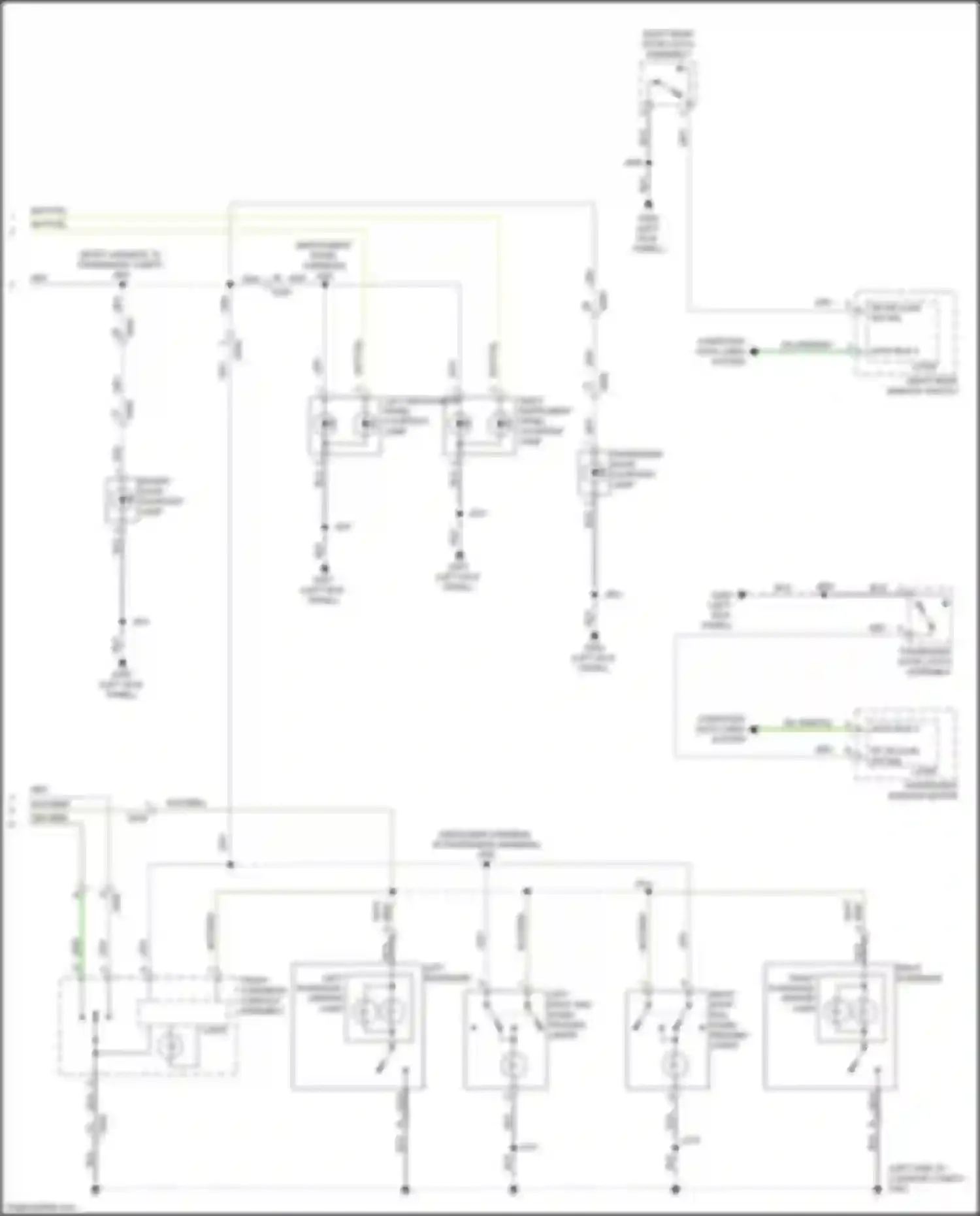 LaCrosse Buick III (2016-2019): Courtesy lamps circuit (3 of 3)