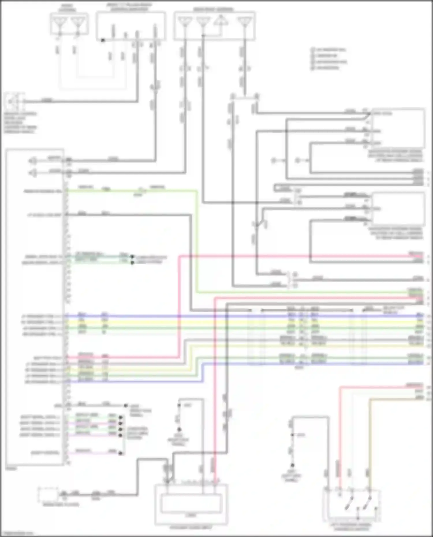 LaCrosse Buick III (2016-2019): Navigation circuit, w/ active noise (1 of 6)