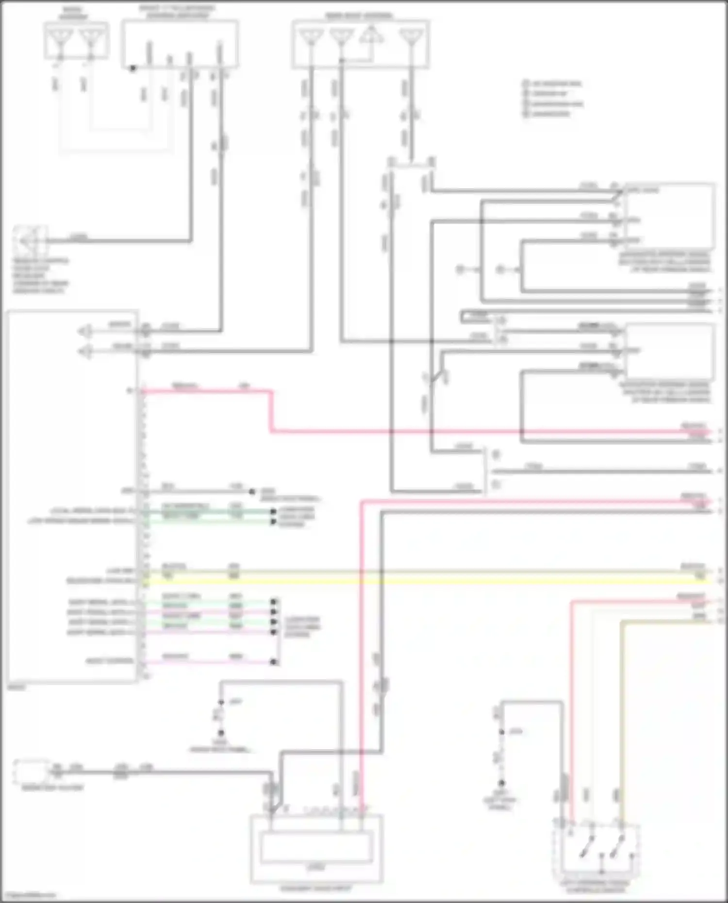 LaCrosse Buick III (2016-2019): Radio circuit, w/o active noise (1 of 6)