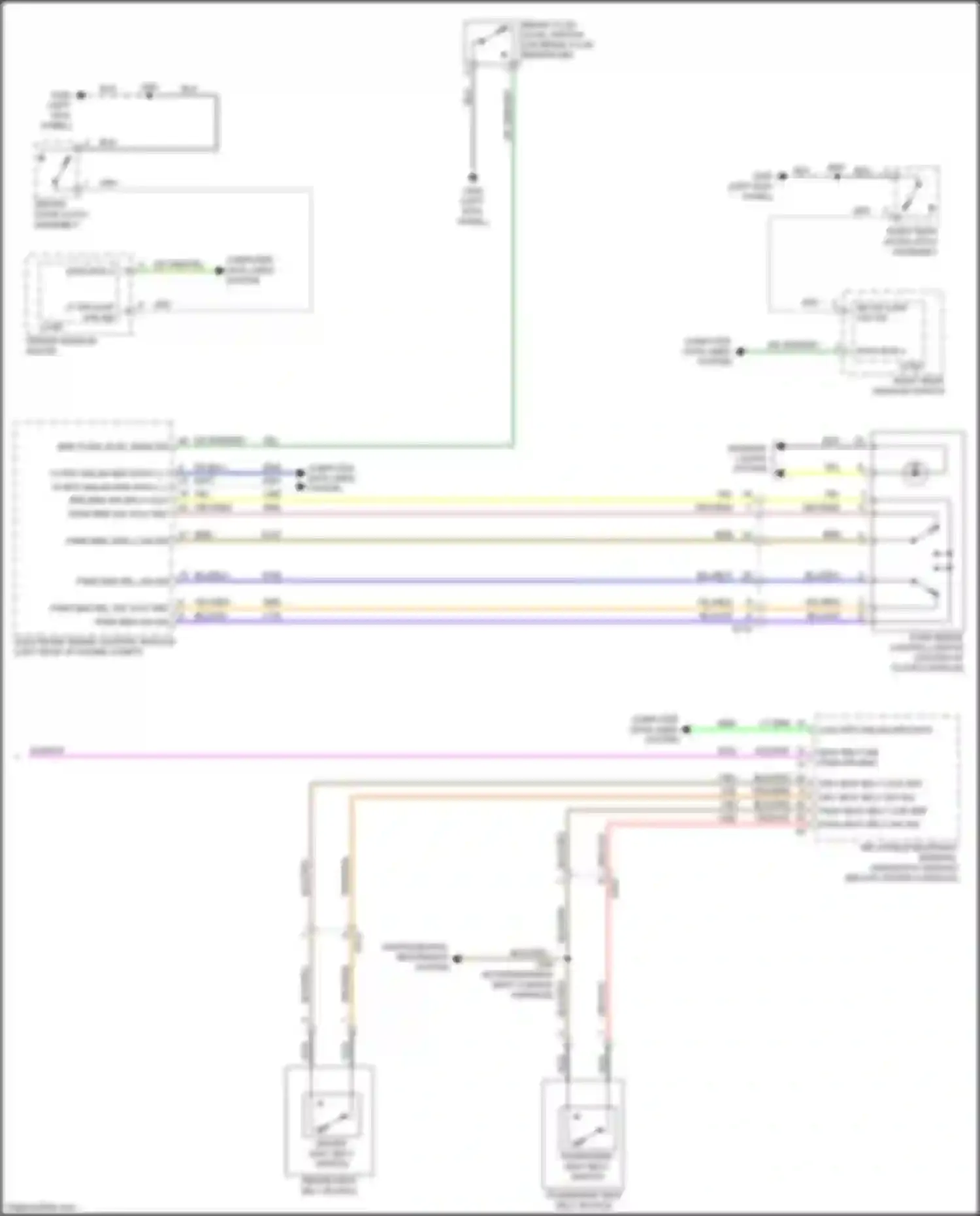 LaCrosse Buick III (2016-2019): Warning systems circuit (2 of 2)
