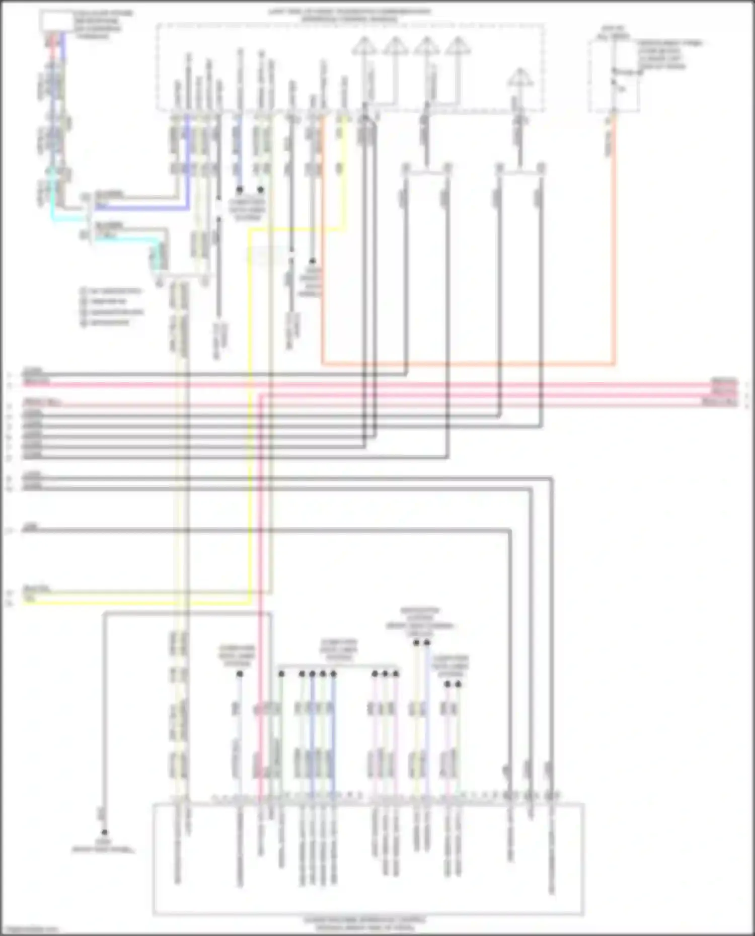Wiring diagram audio low ref for Buick LaCrosse III (2016-2019) (1 of 6)