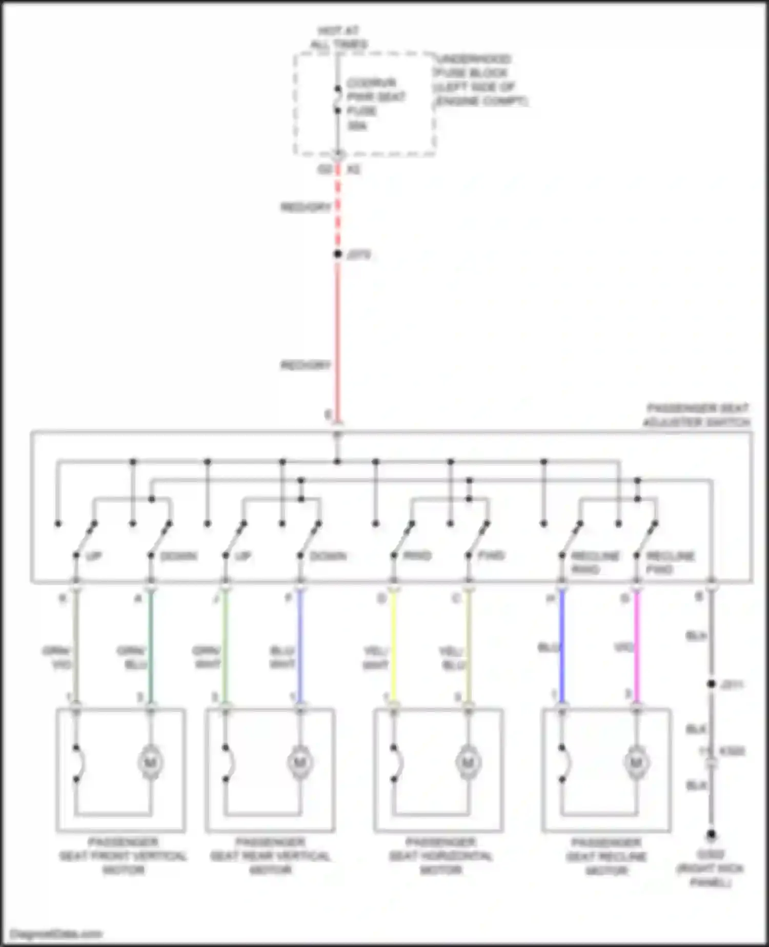 Wiring diagram blk for Buick LaCrosse III (2016-2019) (5 of 133)