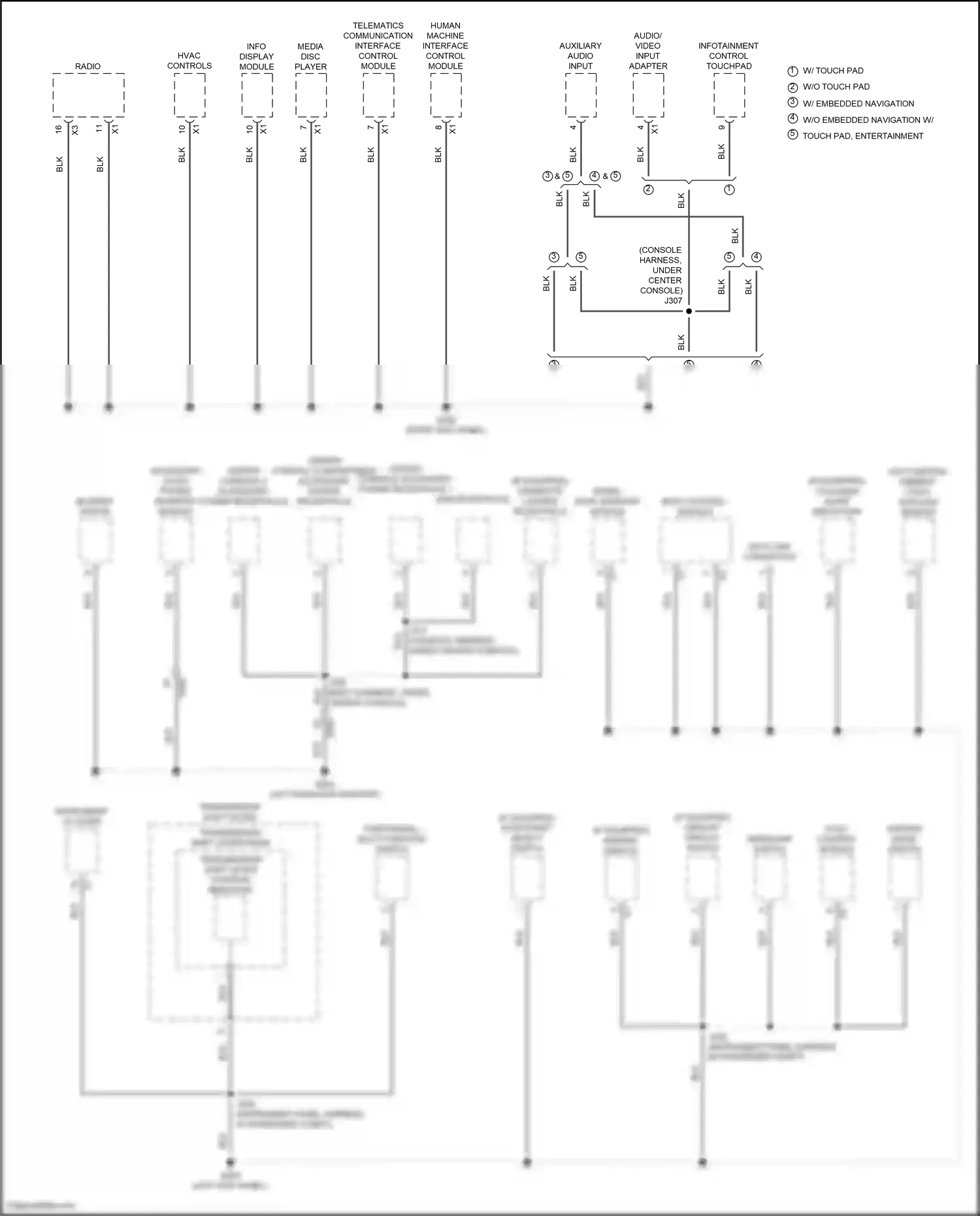Wiring diagram blower motor for Buick LaCrosse III (2016-2019) (1 of 2)