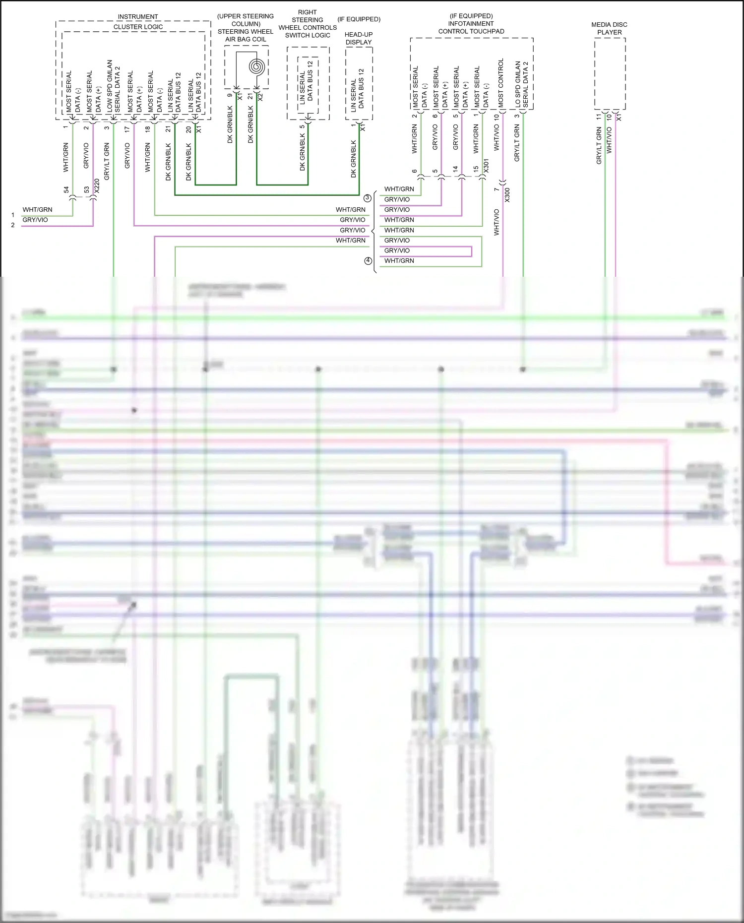 Buick LaCrosse III (2016-2019) blu/gry wiring diagram  (3 of 27)