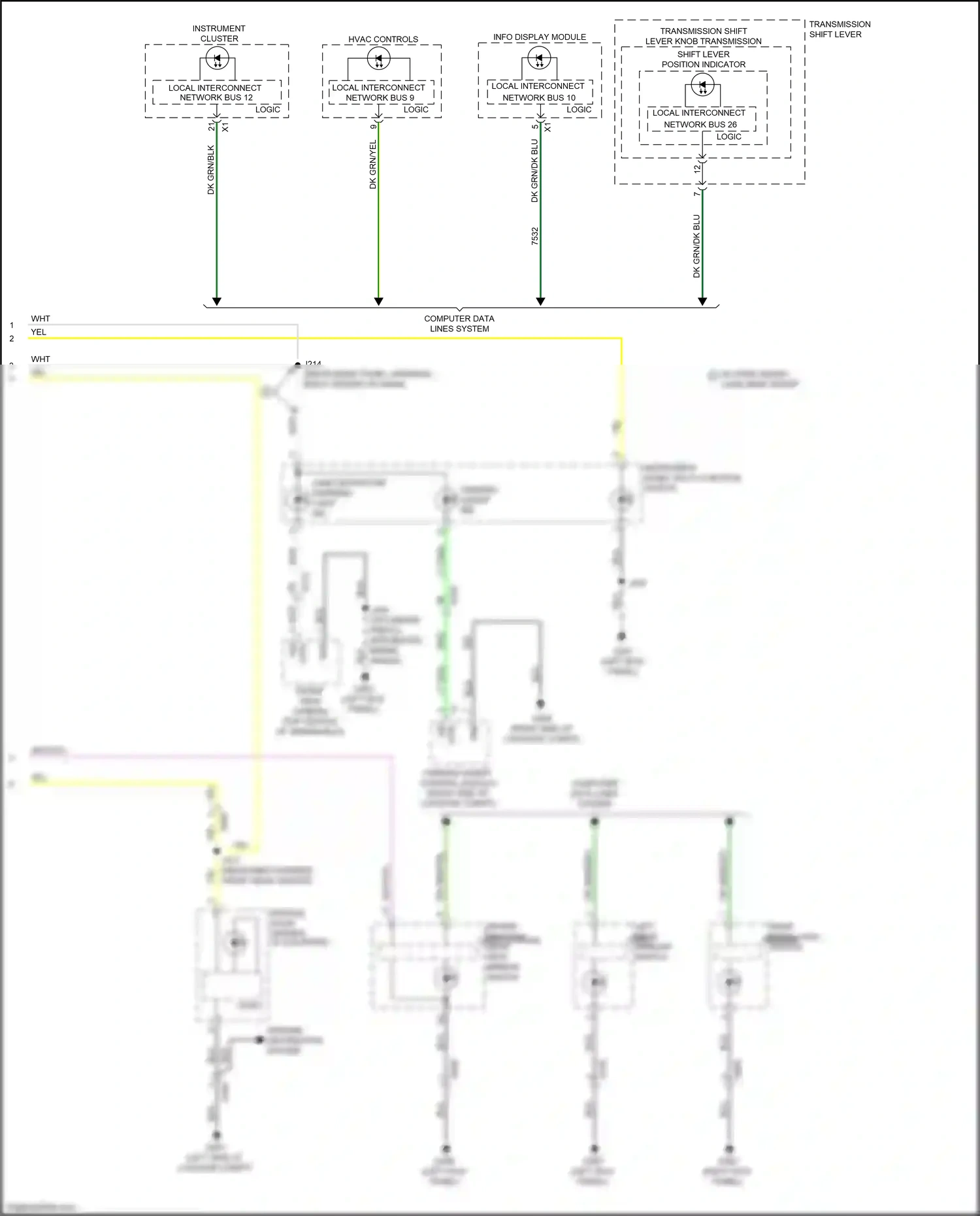 Buick LaCrosse III (2016-2019) ctrl wiring diagram  (1 of 2)