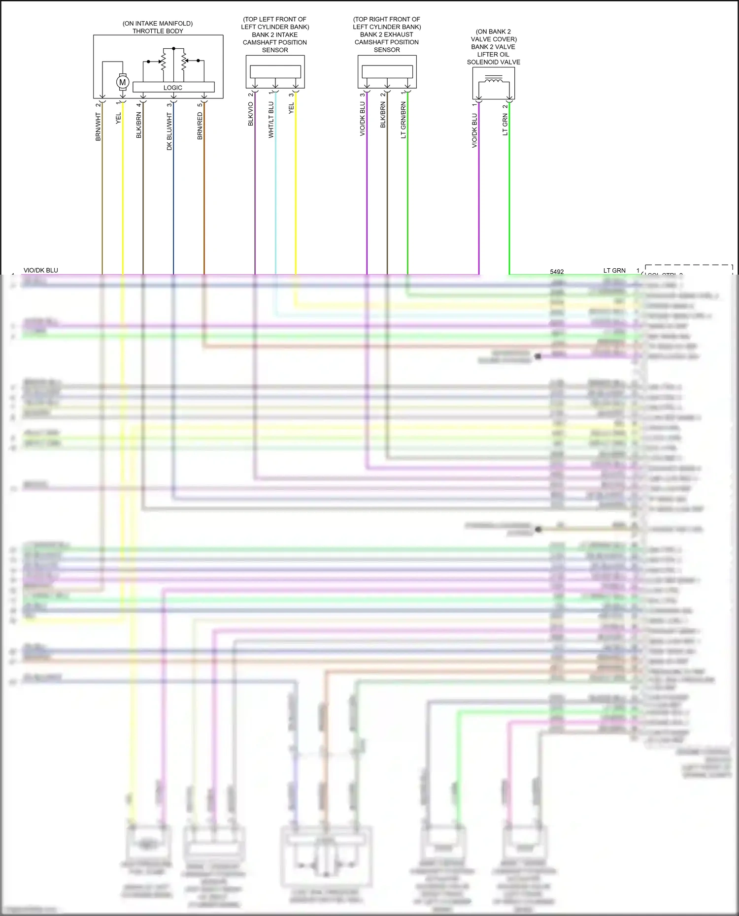 Wiring diagram dk blu for Buick LaCrosse III (2016-2019) (74 of 74)