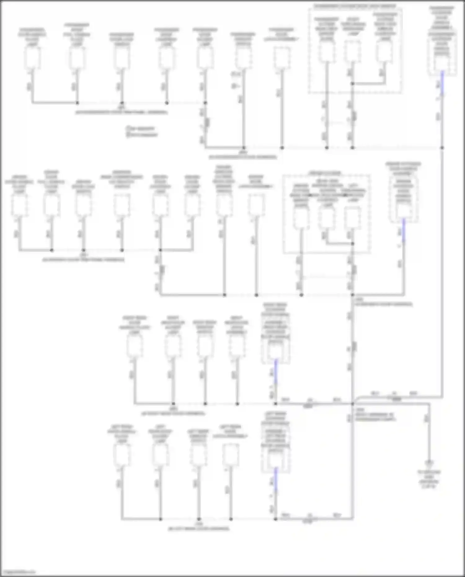 Wiring diagram driver door latch assembly for Buick LaCrosse III (2016-2019) (4 of 9)
