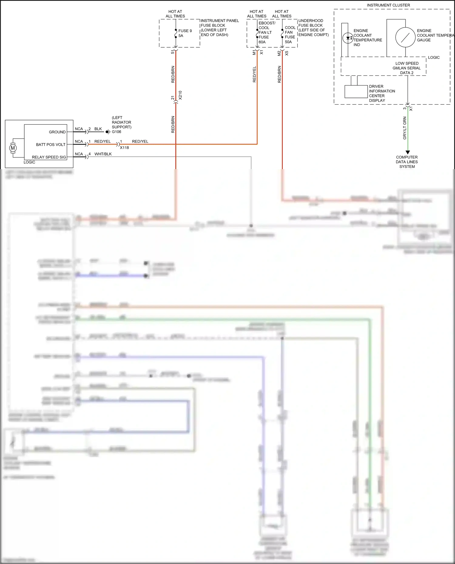 Buick LaCrosse III (2016-2019) engine control module (left front of engine compt) wiring diagram  (3 of 8)