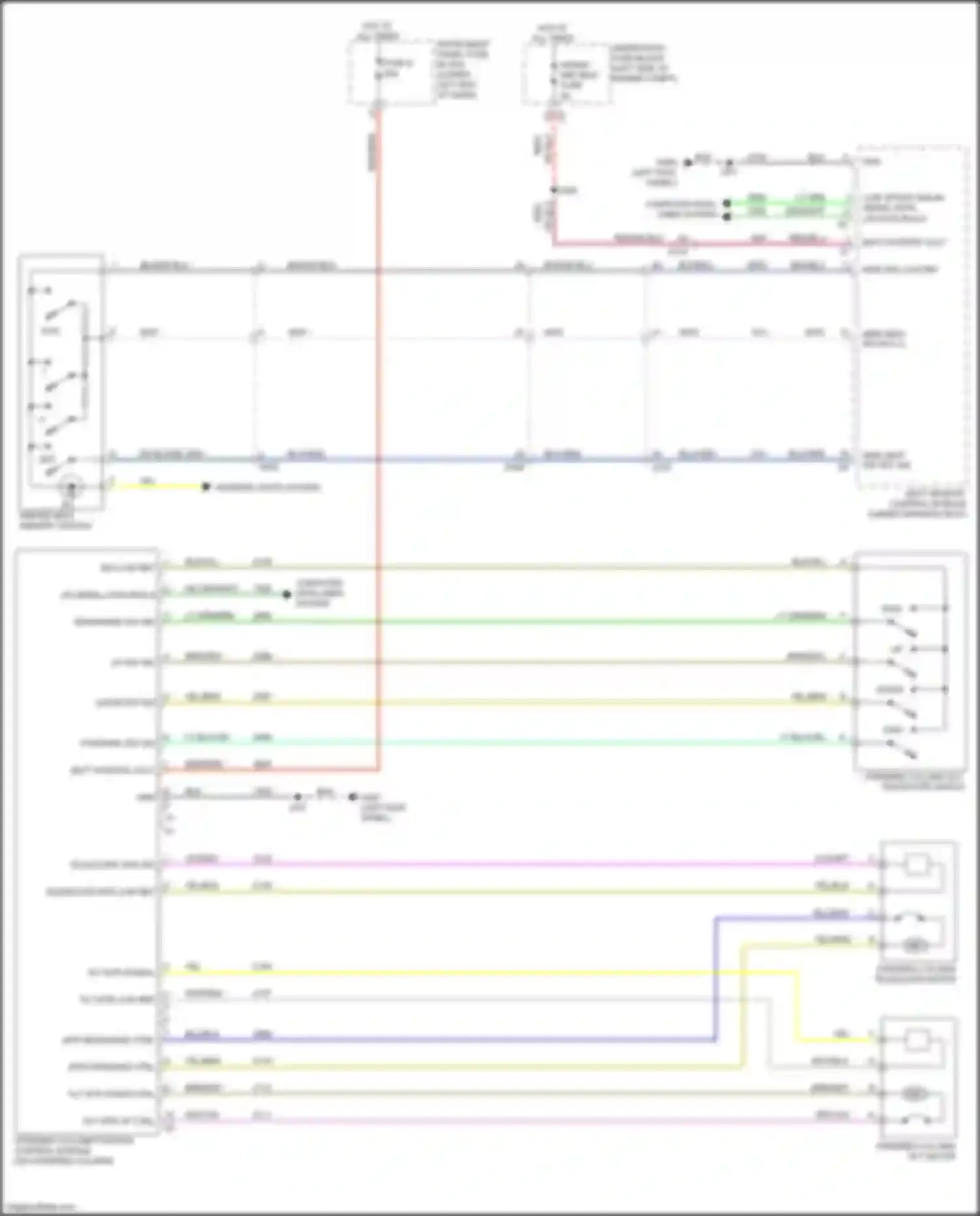 Wiring diagram forward sw sig for Buick LaCrosse III (2016-2019) (1 of 2)