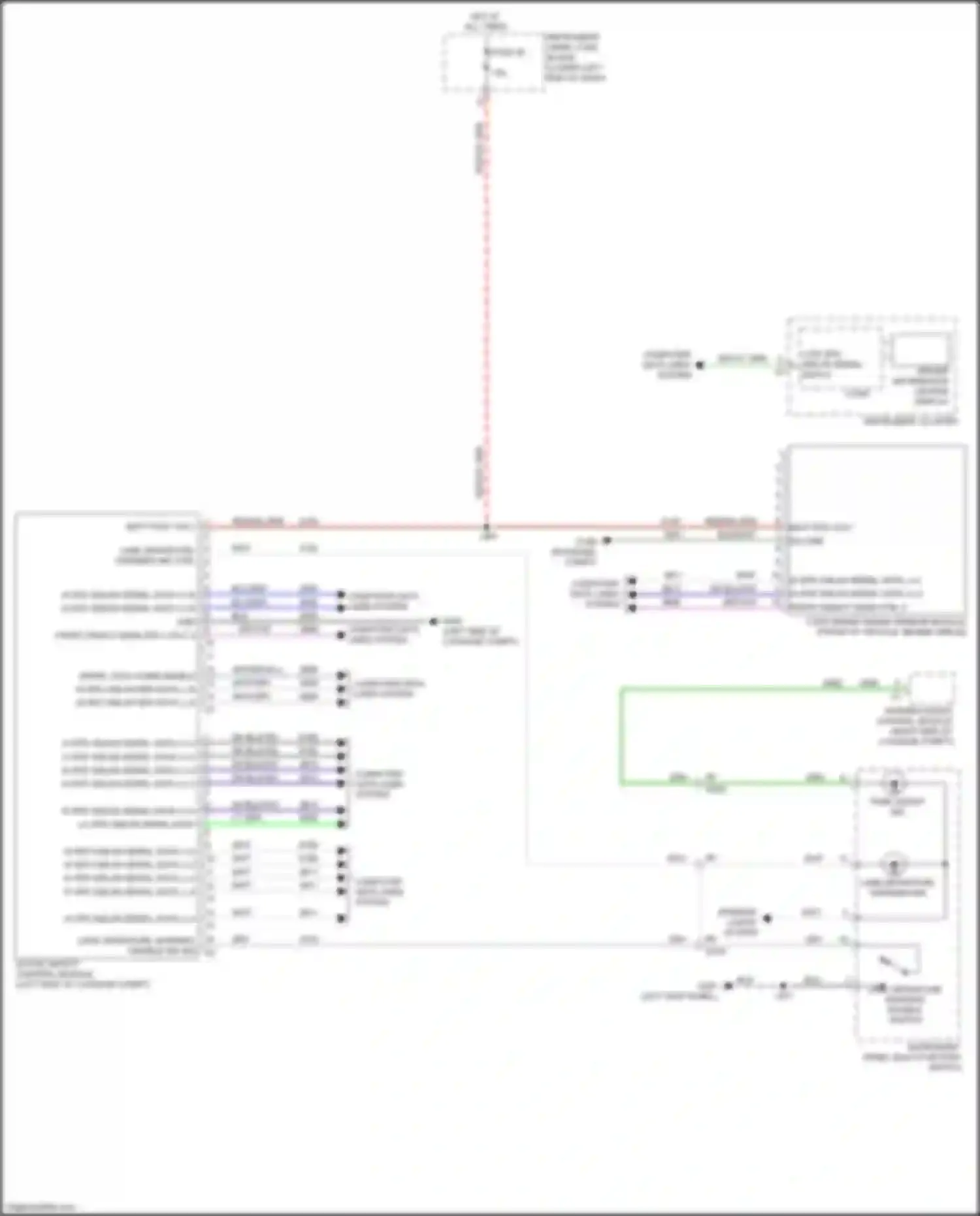 Wiring diagram fuse 40 for Buick LaCrosse III (2016-2019) (1 of 7)