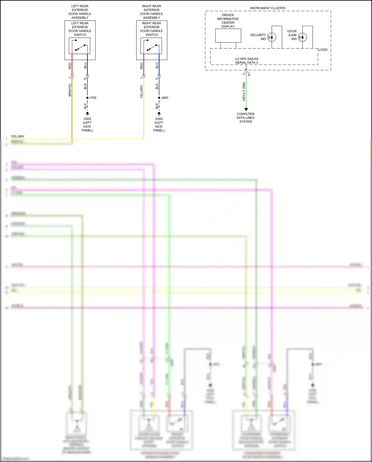 Wiring diagram grn/gry for Buick LaCrosse III (2016-2019) (5 of 10)