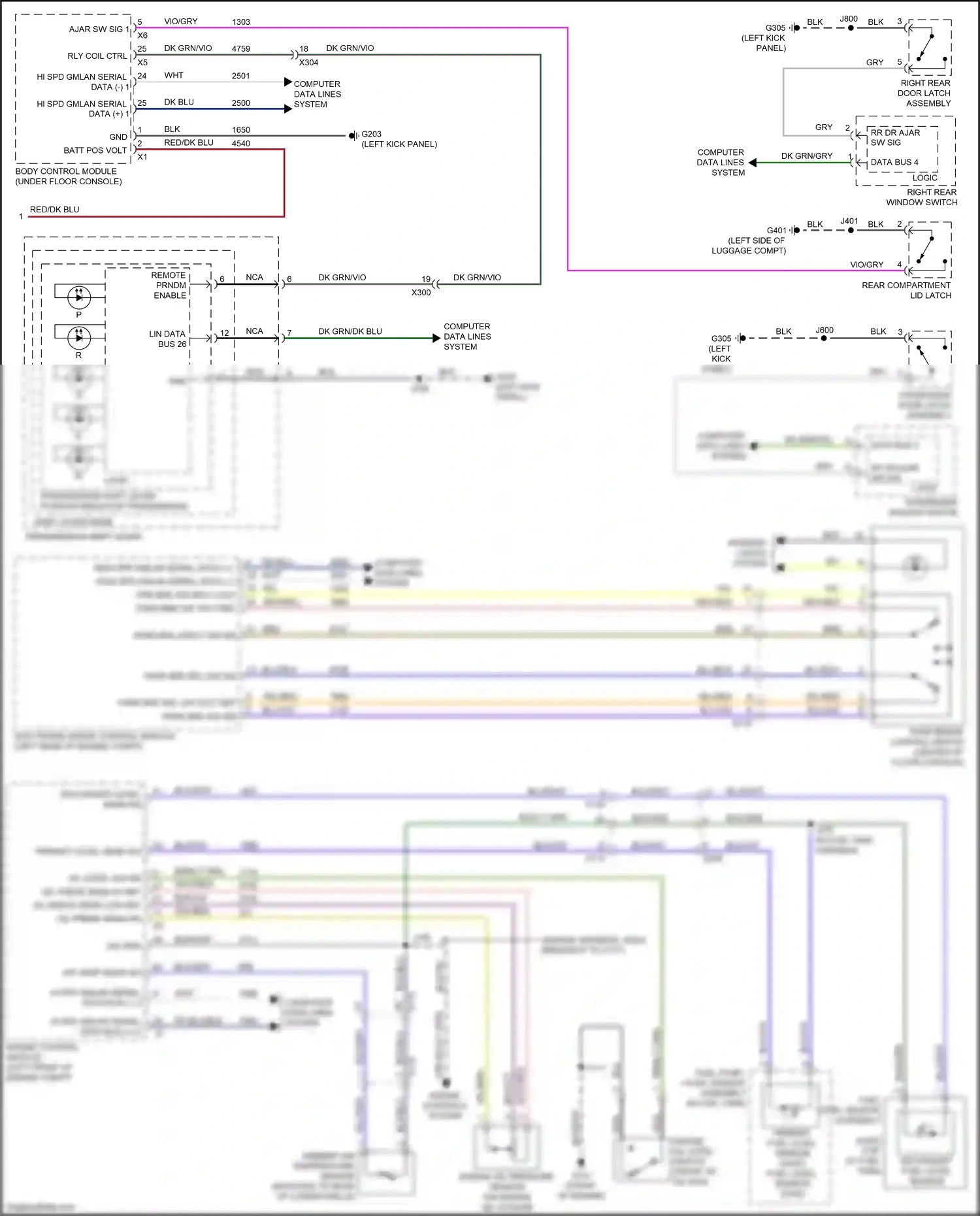 Wiring diagram gry for Buick LaCrosse III (2016-2019) (46 of 59)