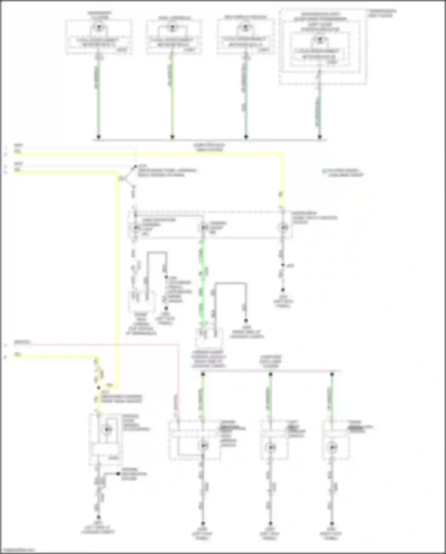 Wiring diagram info display module for Buick LaCrosse III (2016-2019) (3 of 10)