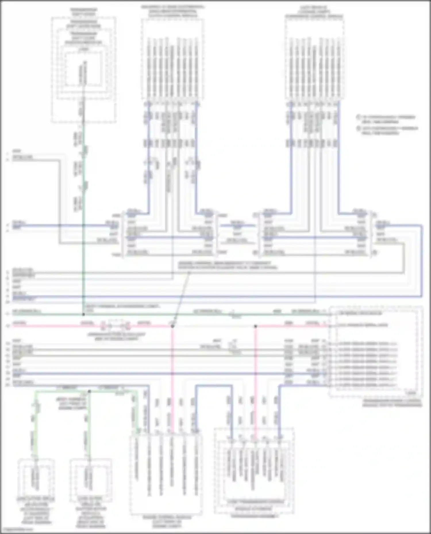 Wiring diagram logic active grille air shutter motor module 1 for Buick LaCrosse III (2016-2019) (1 of 1)