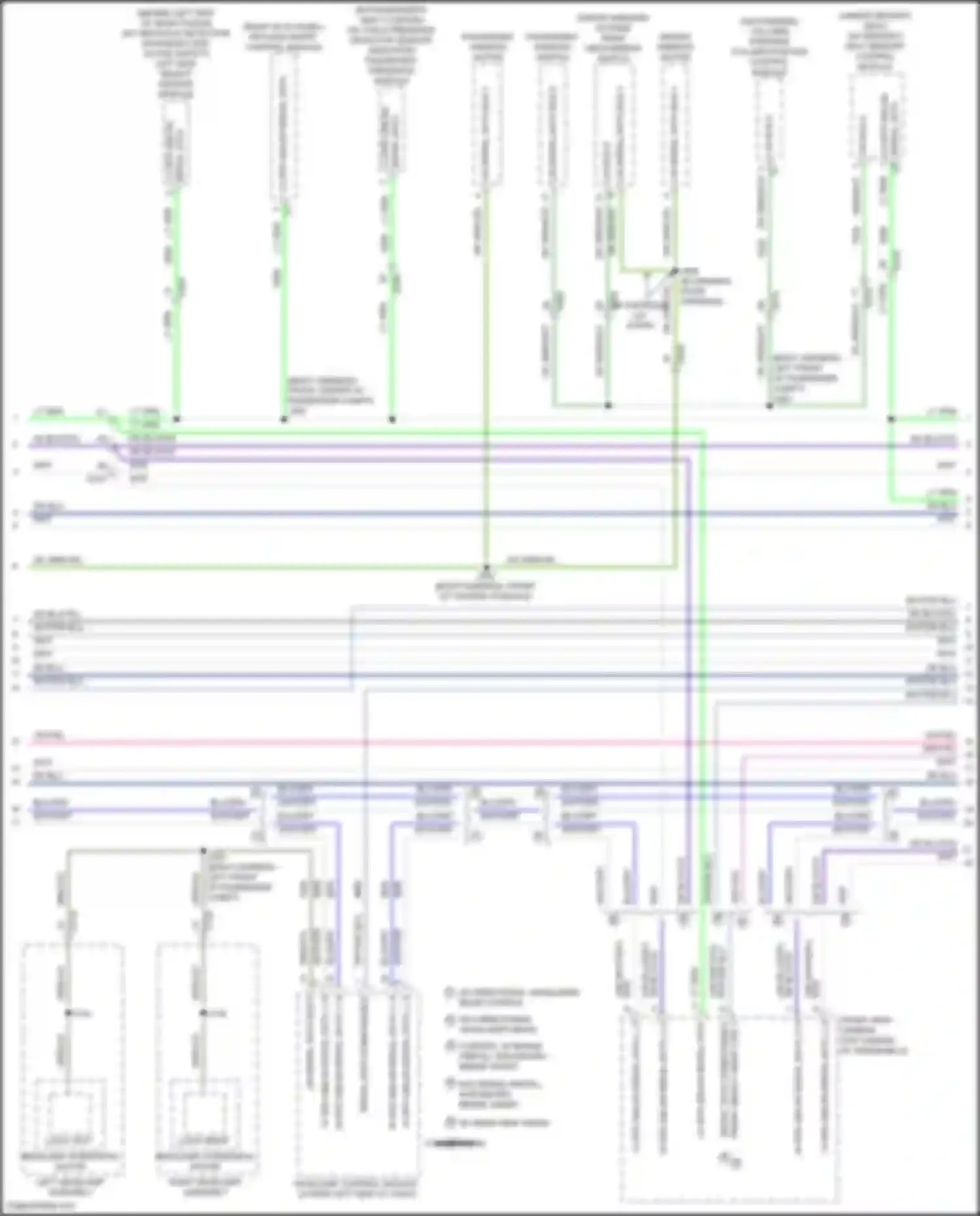 Wiring diagram logic left headlamp horizontal motor left headlamp assembly for Buick LaCrosse III (2016-2019) (1 of 1)