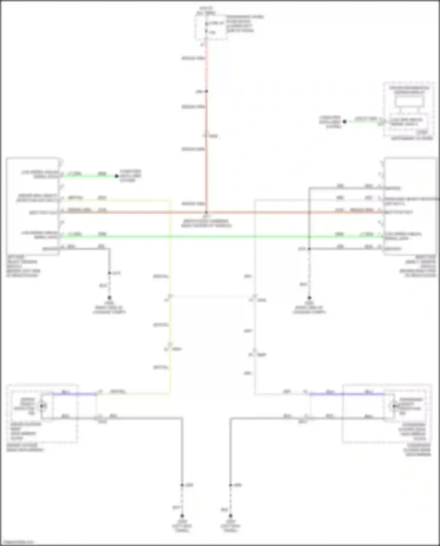 Wiring diagram low speed gmlan serial data for Buick LaCrosse III (2016-2019) (5 of 6)