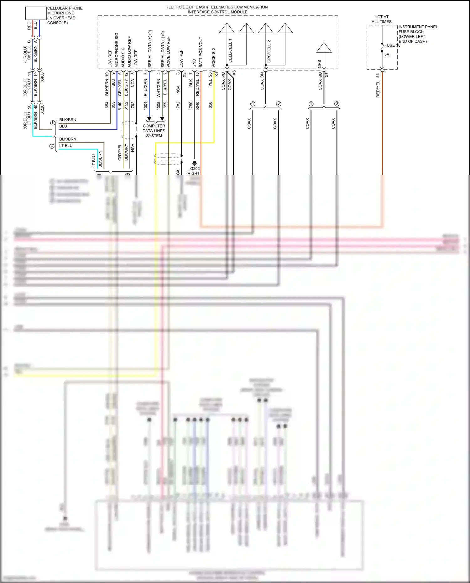 Wiring diagram lt blu for Buick LaCrosse III (2016-2019) (3 of 10)