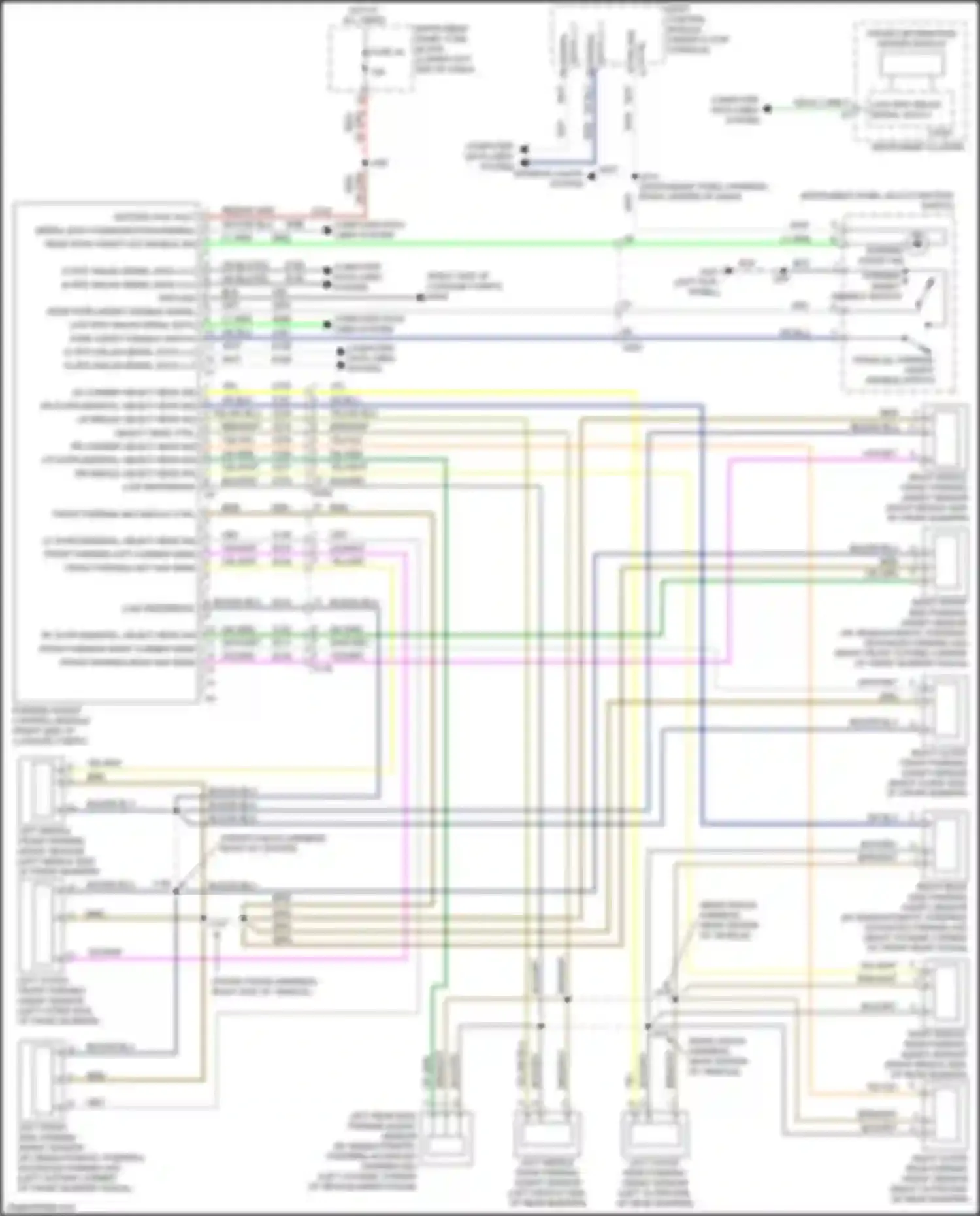 Wiring diagram object sens ctrl for Buick LaCrosse III (2016-2019) (1 of 1)