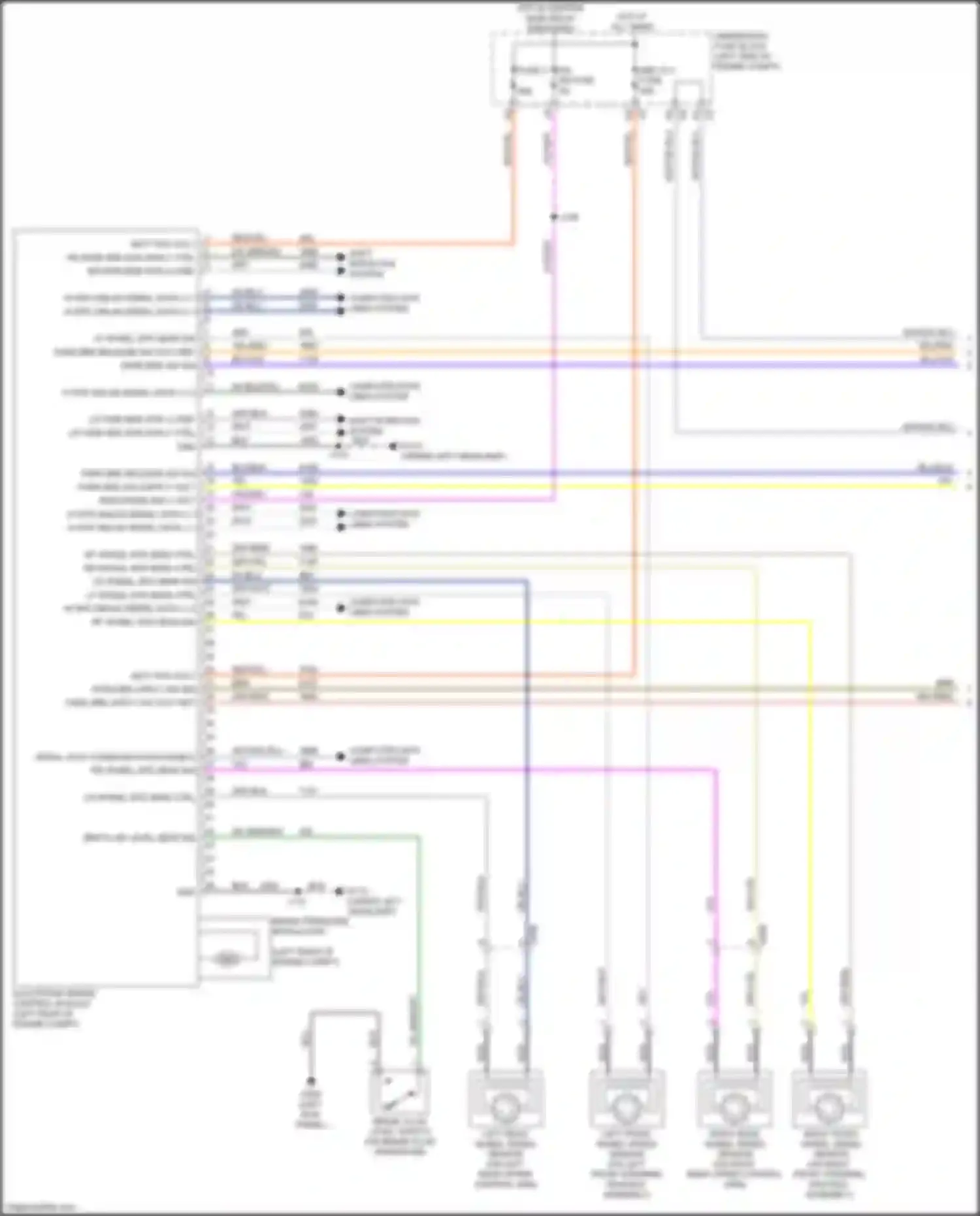 Wiring diagram park brk release sw sig for Buick LaCrosse III (2016-2019) (1 of 2)