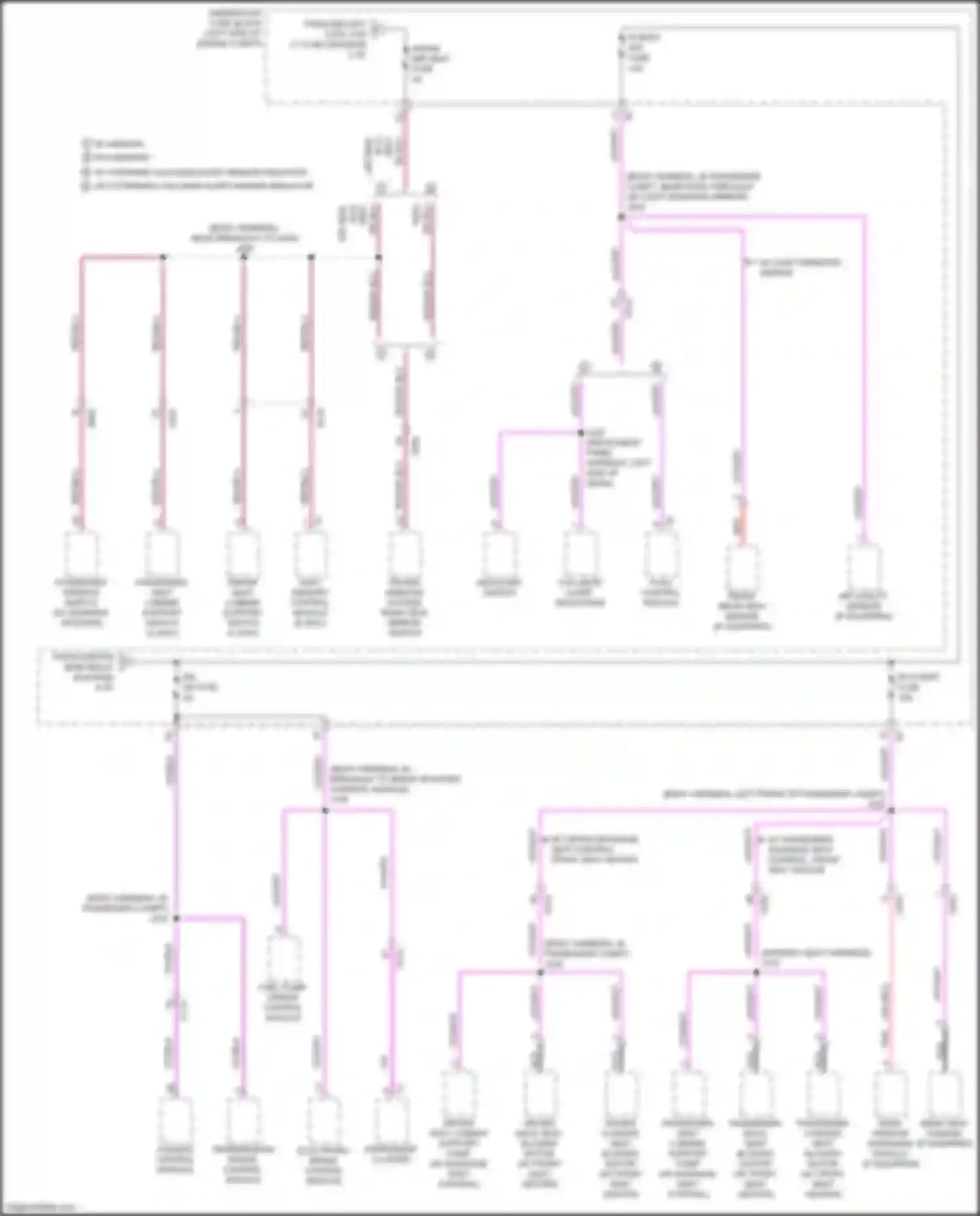 Wiring diagram passenger window switch for Buick LaCrosse III (2016-2019) (6 of 7)
