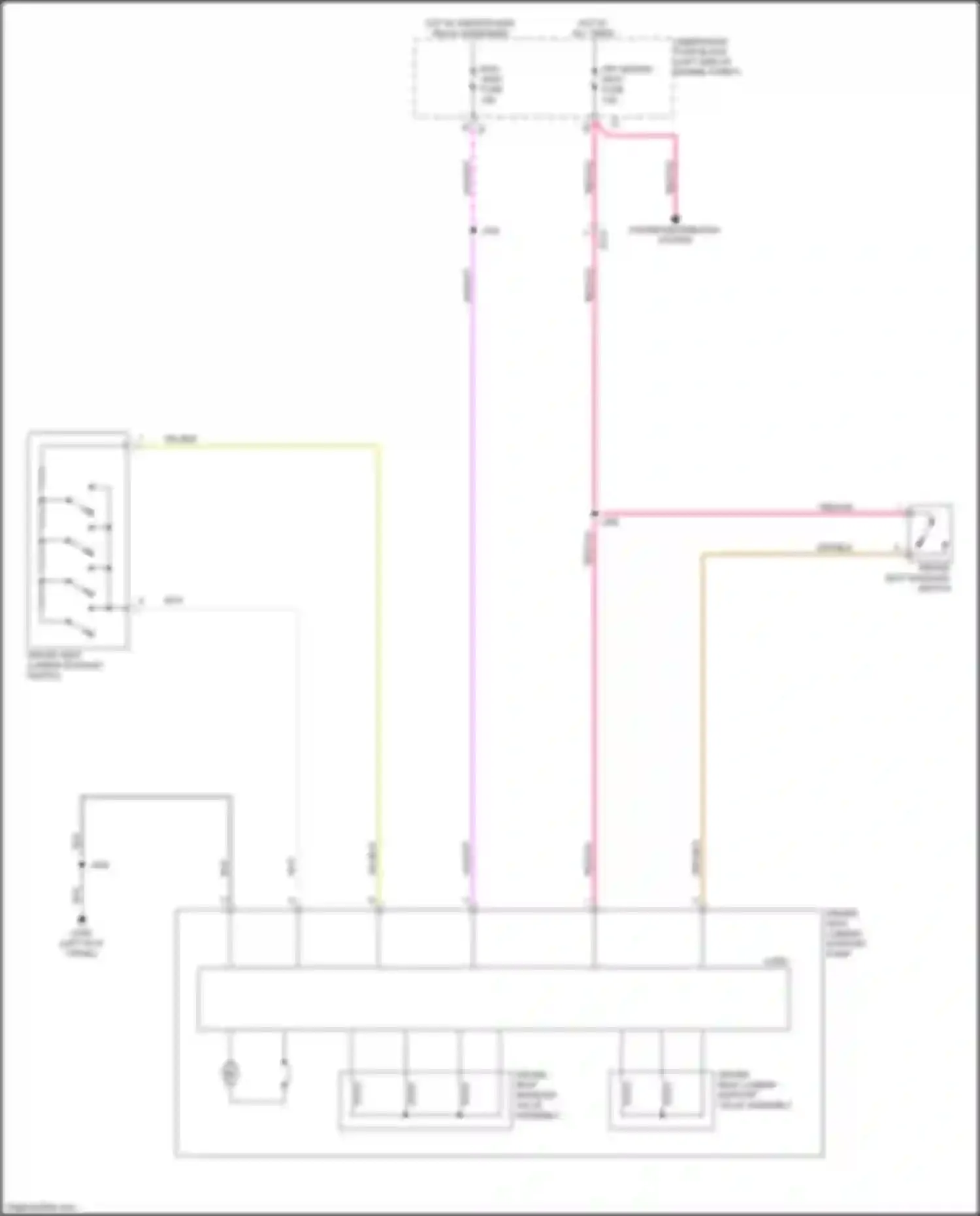 Wiring diagram power distribution system for Buick LaCrosse III (2016-2019) (4 of 8)