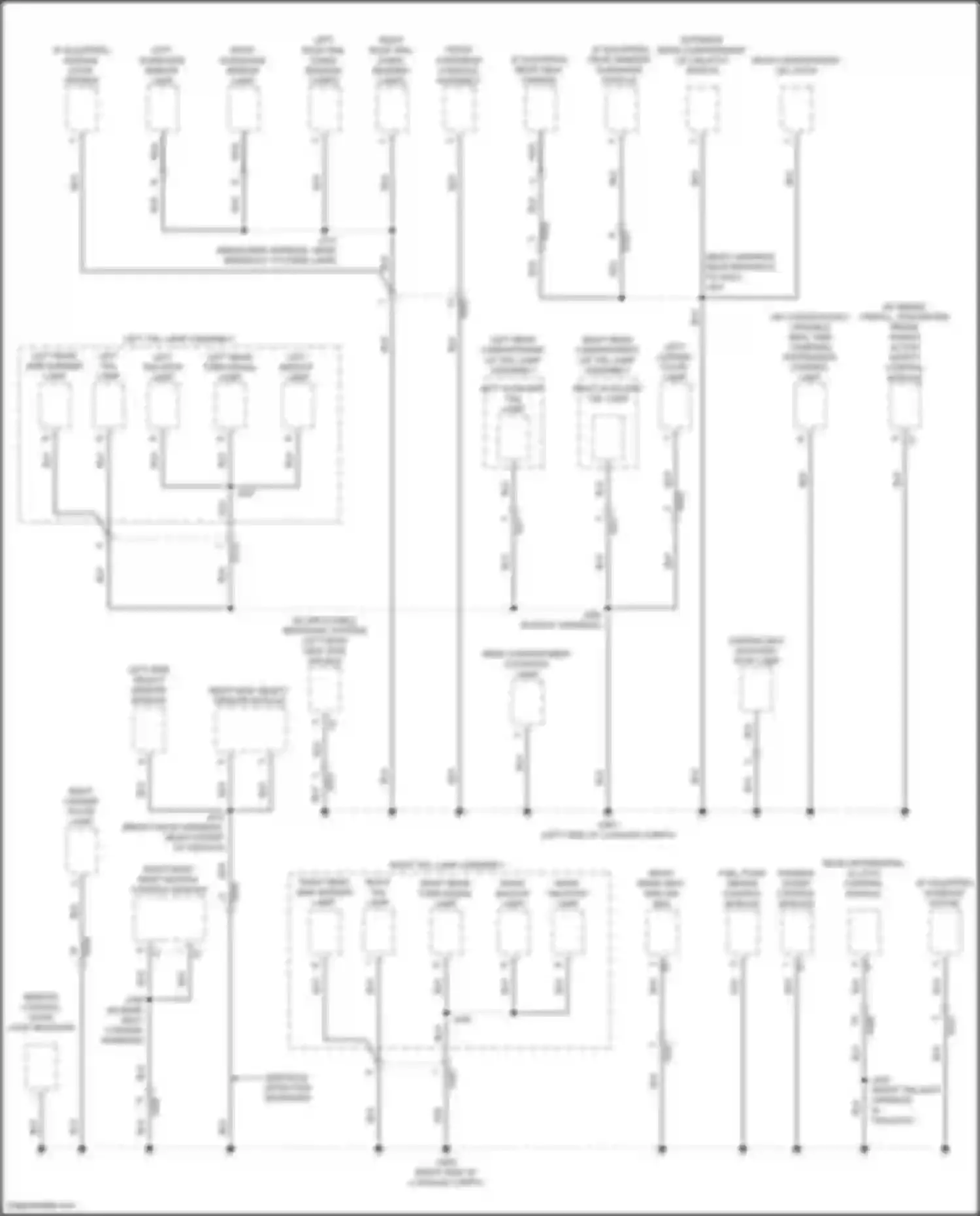 Wiring diagram rear compartment lid latch for Buick LaCrosse III (2016-2019) (3 of 7)