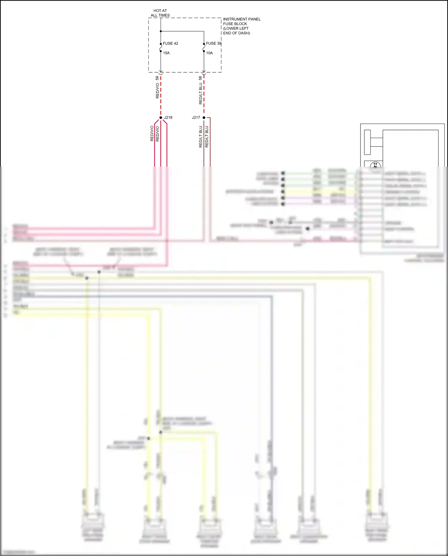 Buick LaCrosse III (2016-2019) red/lt blu wiring diagram  (22 of 24)