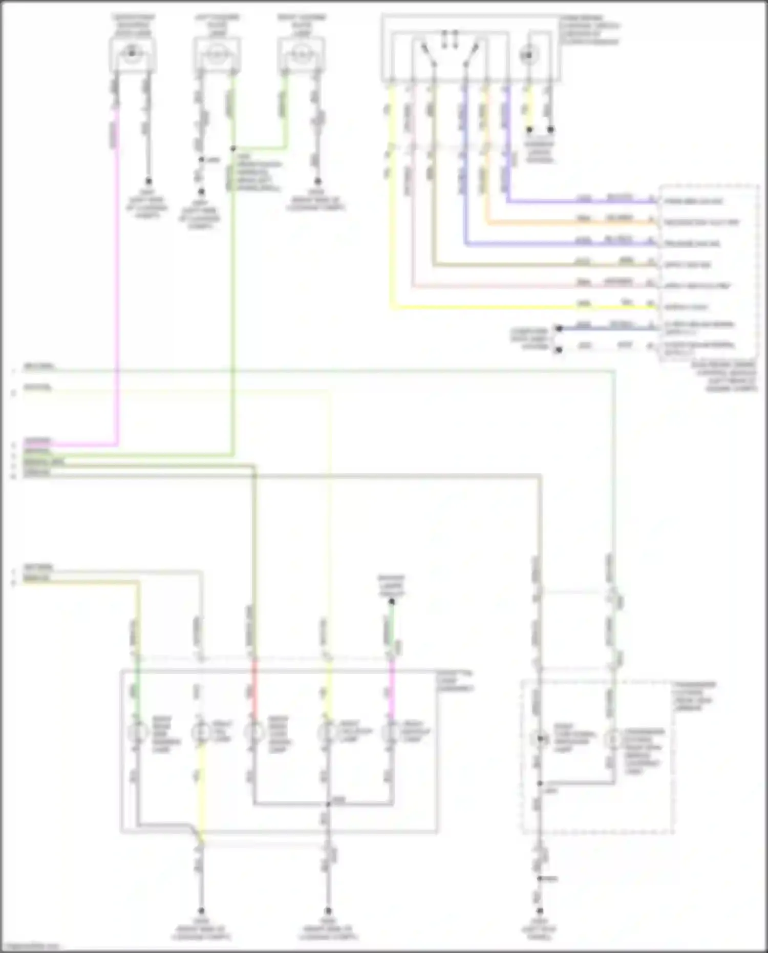 Wiring diagram release sw volt ref for Buick LaCrosse III (2016-2019) (1 of 1)
