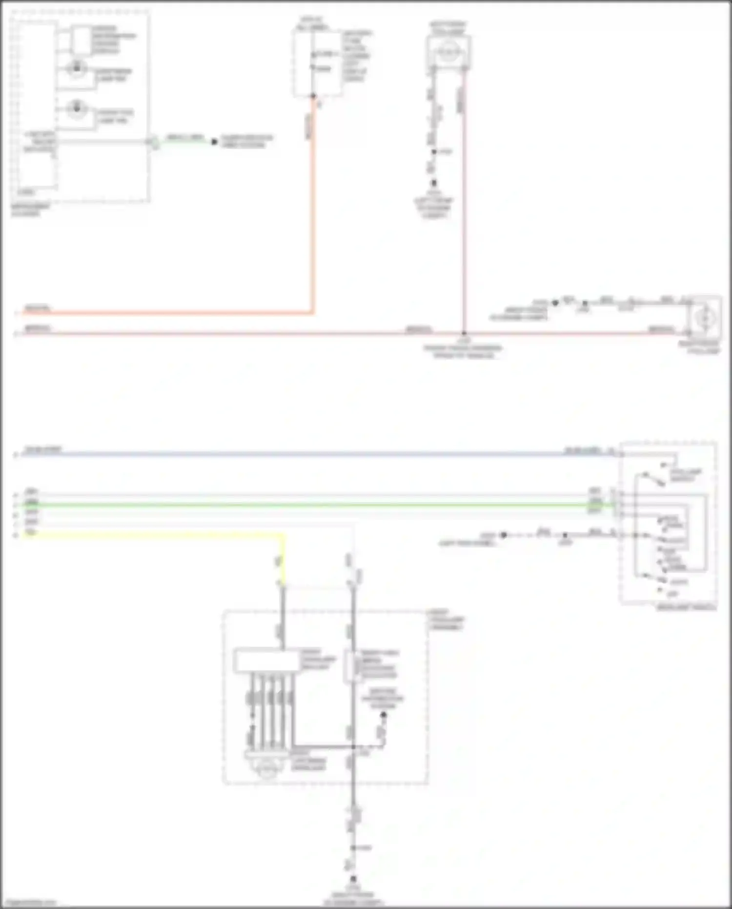 Wiring diagram right high beam solenoid actuator for Buick LaCrosse III (2016-2019) (2 of 2)