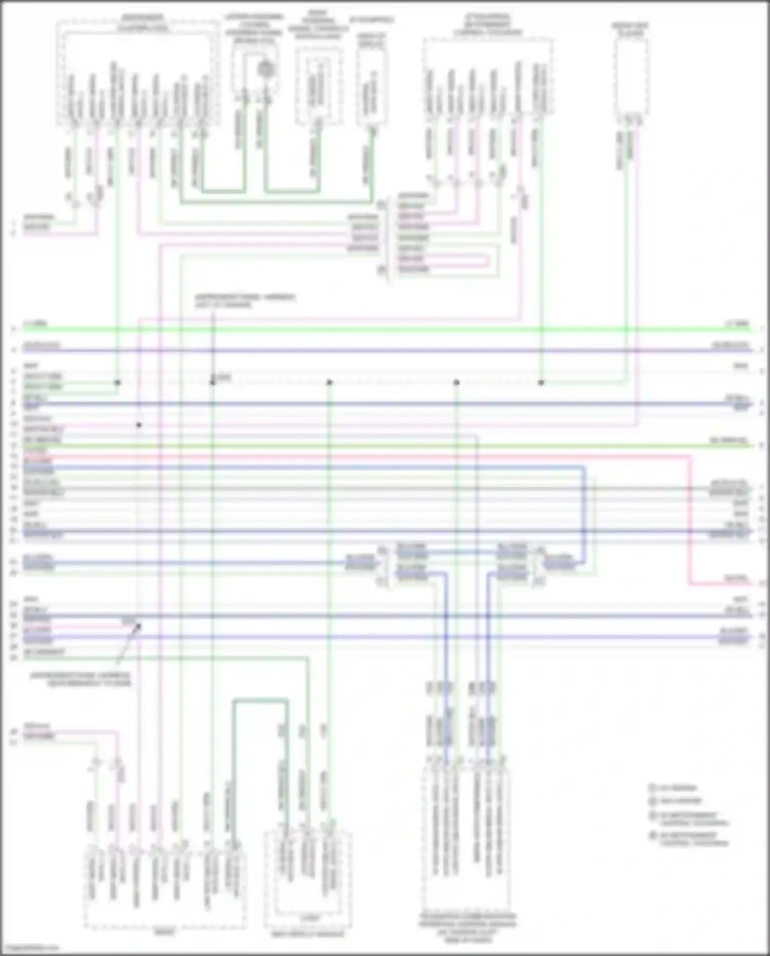 Wiring diagram right steering wheel controls switch logic for Buick LaCrosse III (2016-2019) (1 of 1)