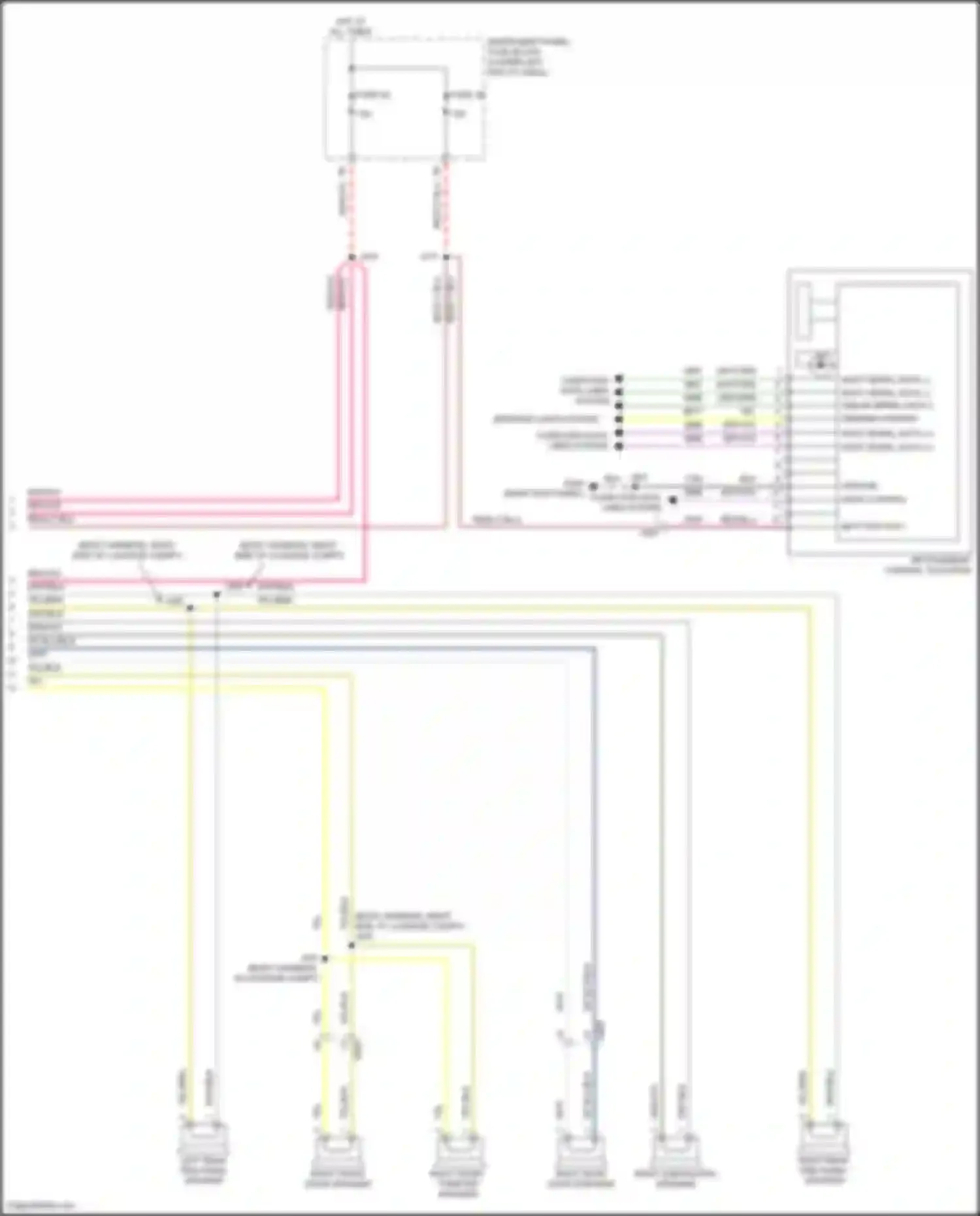Wiring diagram right subwoofer speaker for Buick LaCrosse III (2016-2019) (1 of 2)