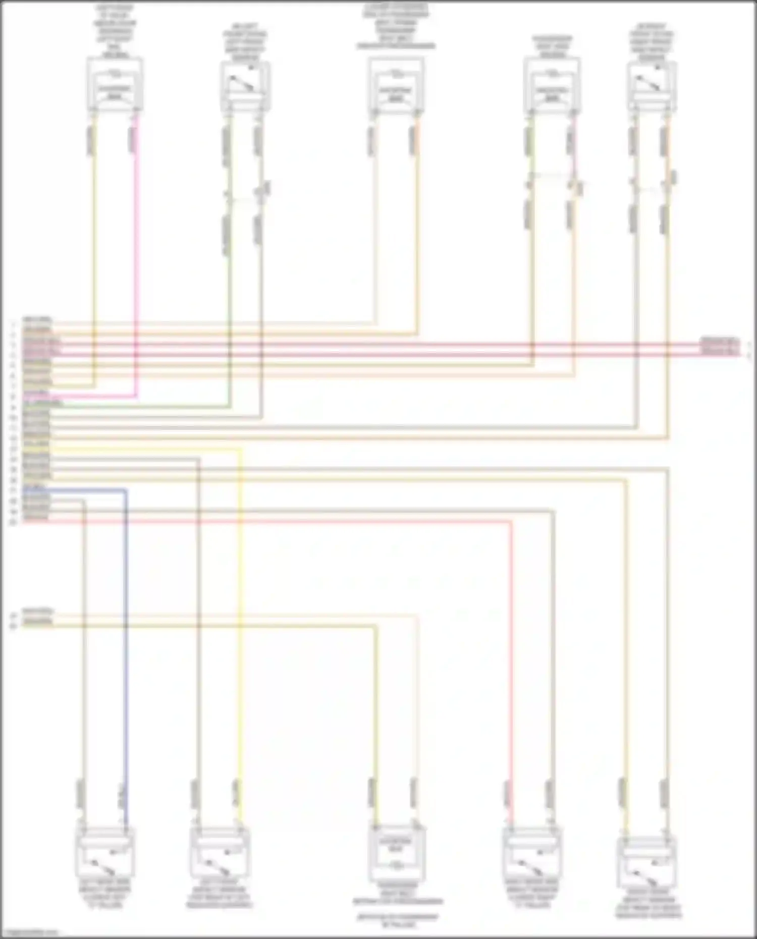 Wiring diagram shorting bar for Buick LaCrosse III (2016-2019) (2 of 3)