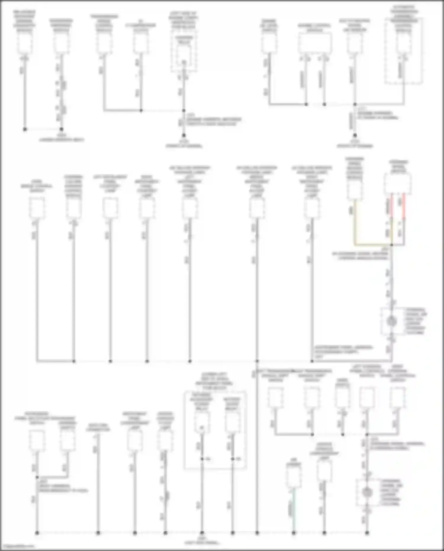 Wiring diagram steering column position control module for Buick LaCrosse III (2016-2019) (2 of 5)