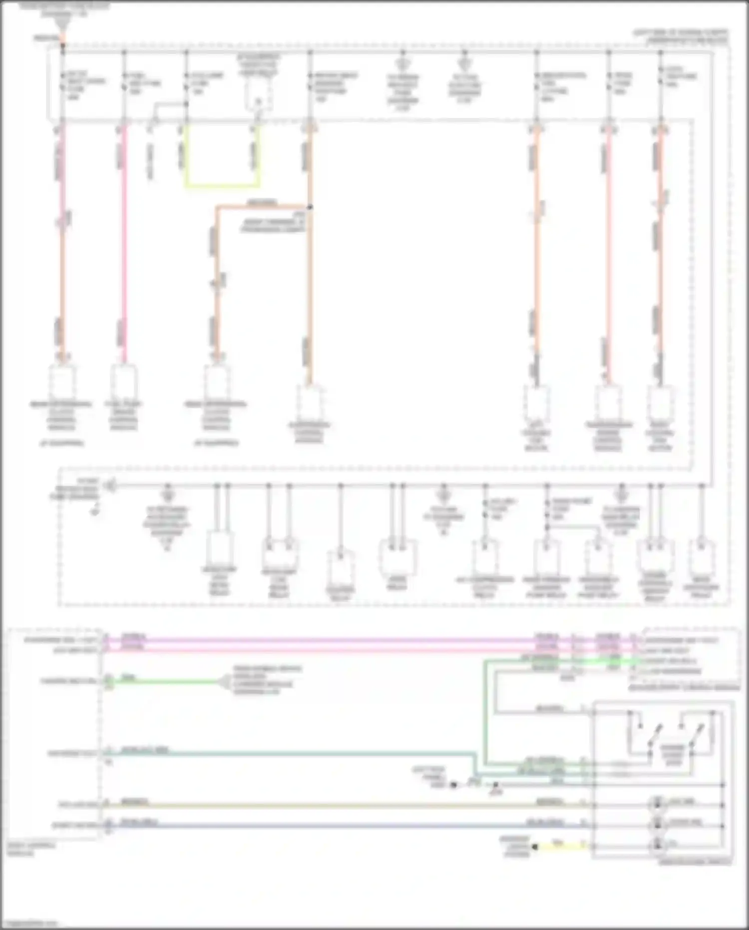 Wiring diagram transmission range control module for Buick LaCrosse III (2016-2019) (2 of 3)