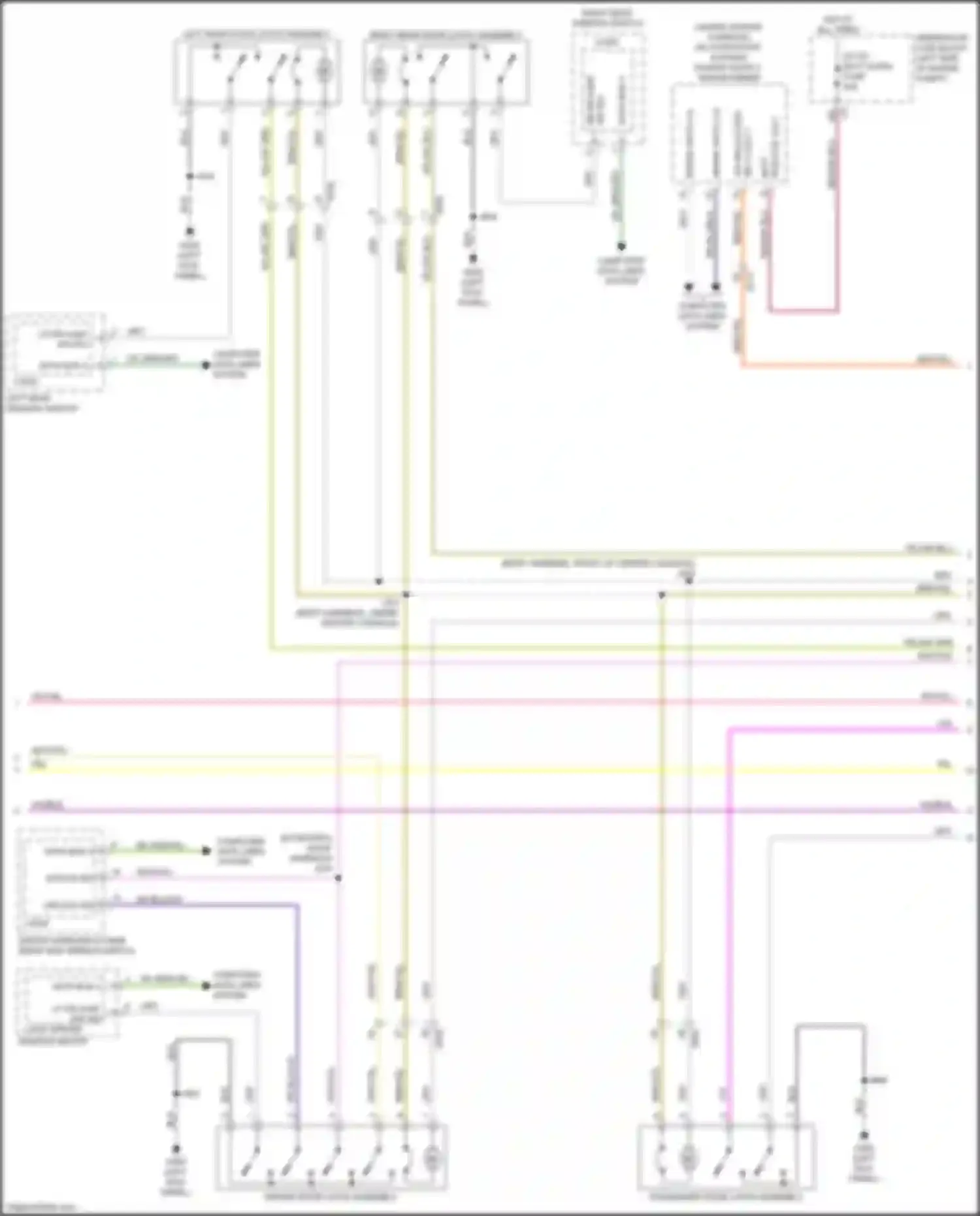 Wiring diagram unlock sig for Buick LaCrosse III (2016-2019) (2 of 4)