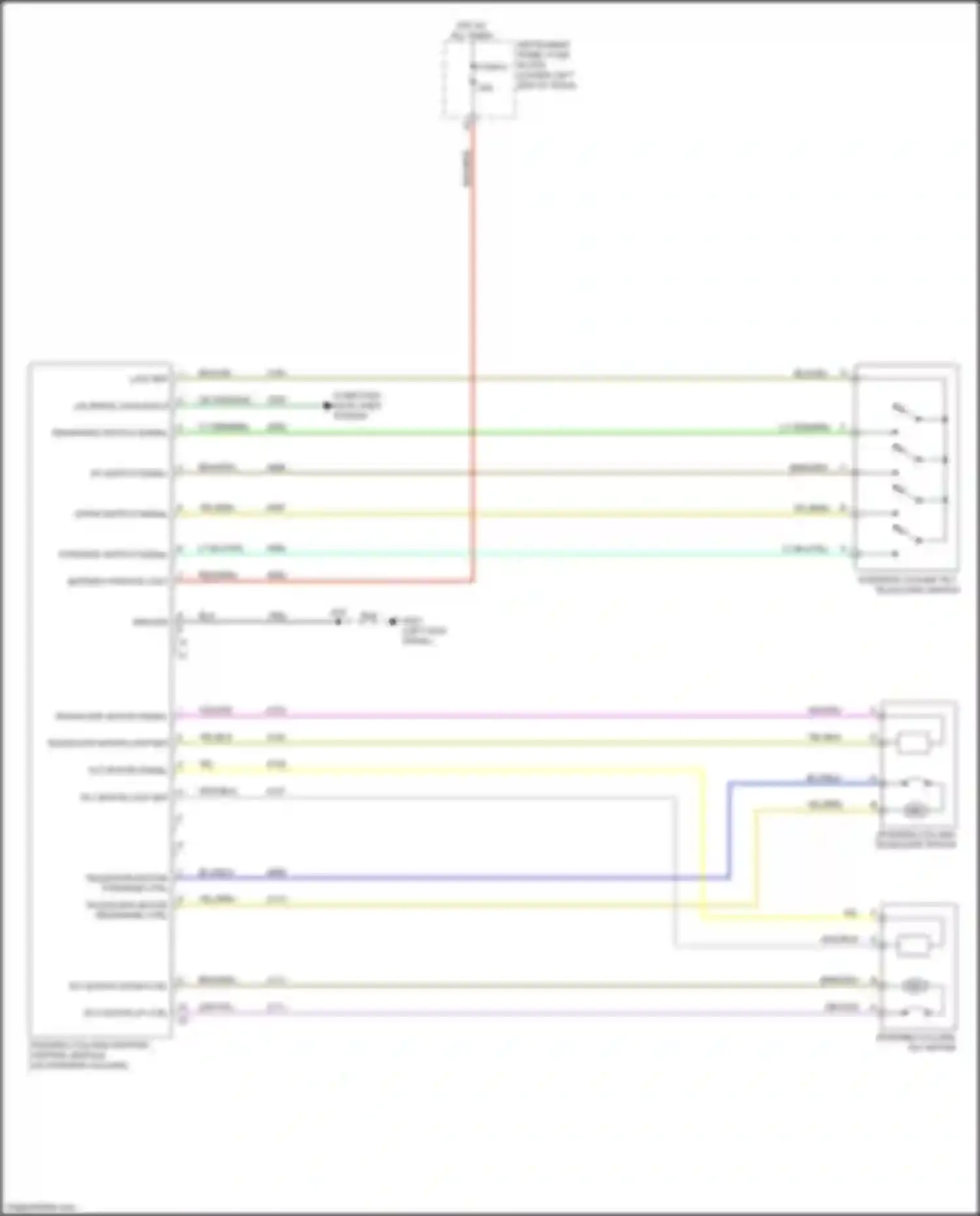 Wiring diagram up switch signal for Buick LaCrosse III (2016-2019) (1 of 1)