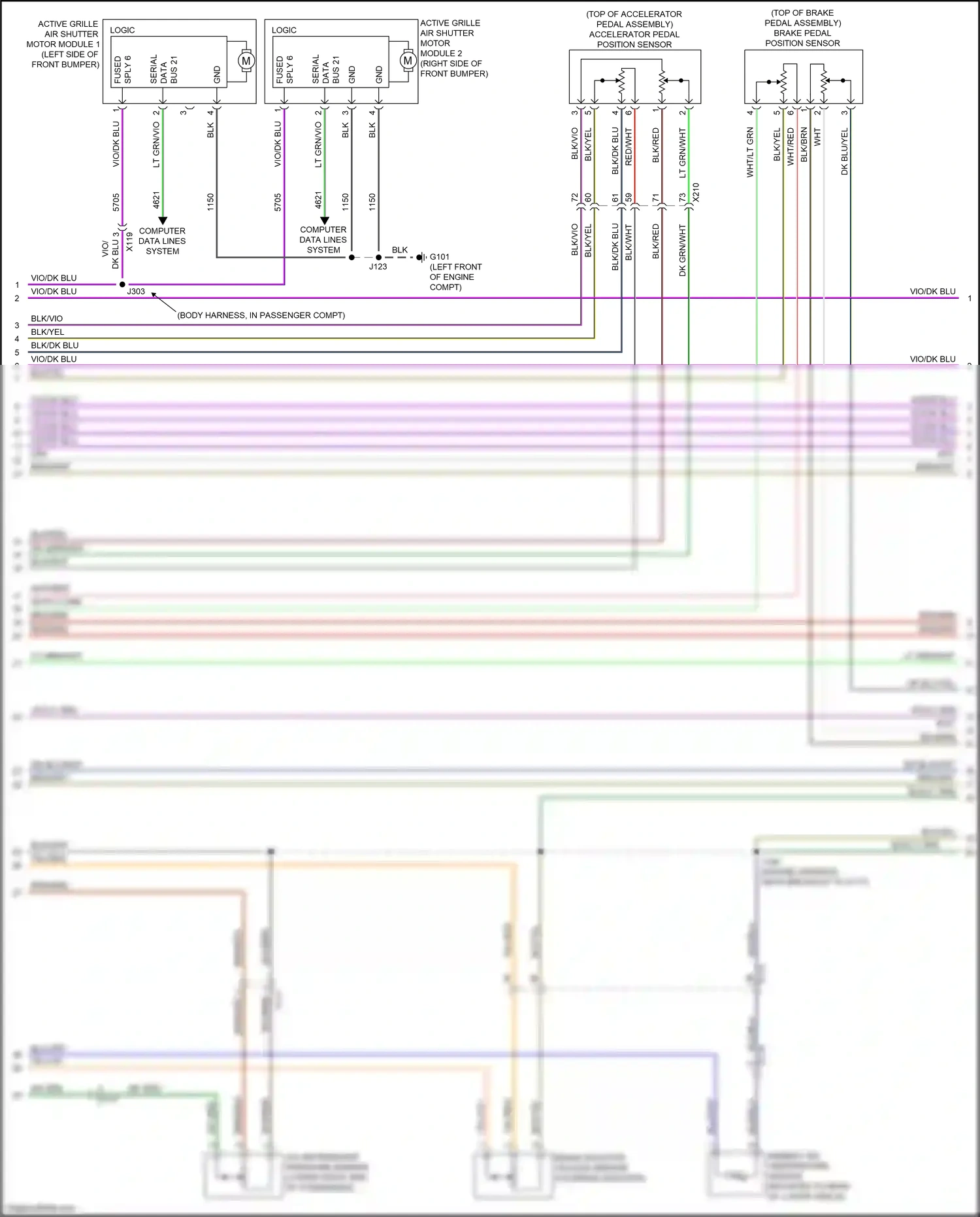 Wiring diagram vio for Buick LaCrosse III (2016-2019) (36 of 36)