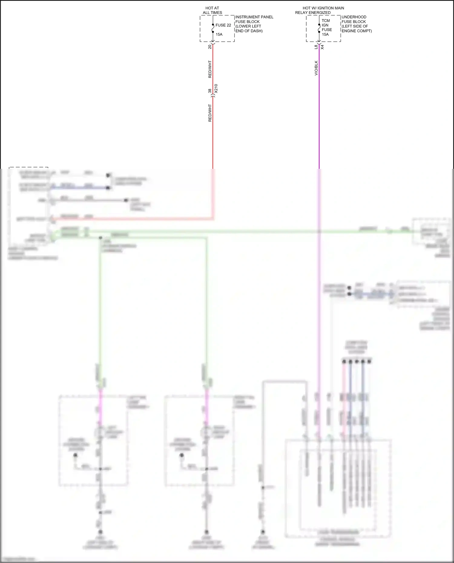Wiring diagram vio for Buick LaCrosse III (2016-2019) (21 of 36)