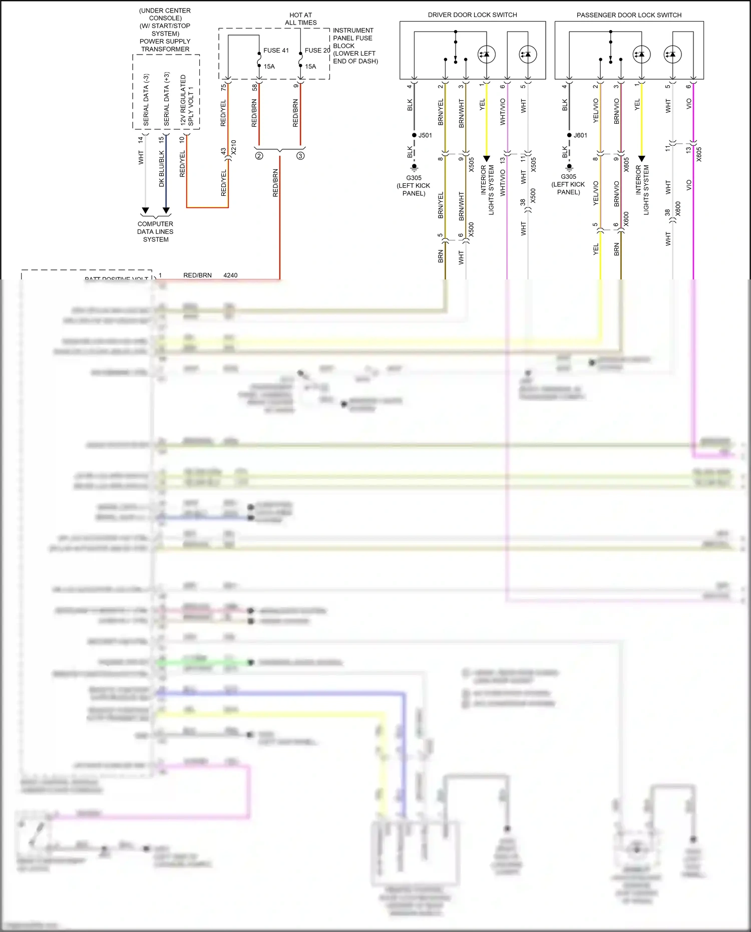 Wiring diagram vio for Buick LaCrosse III (2016-2019) (11 of 36)