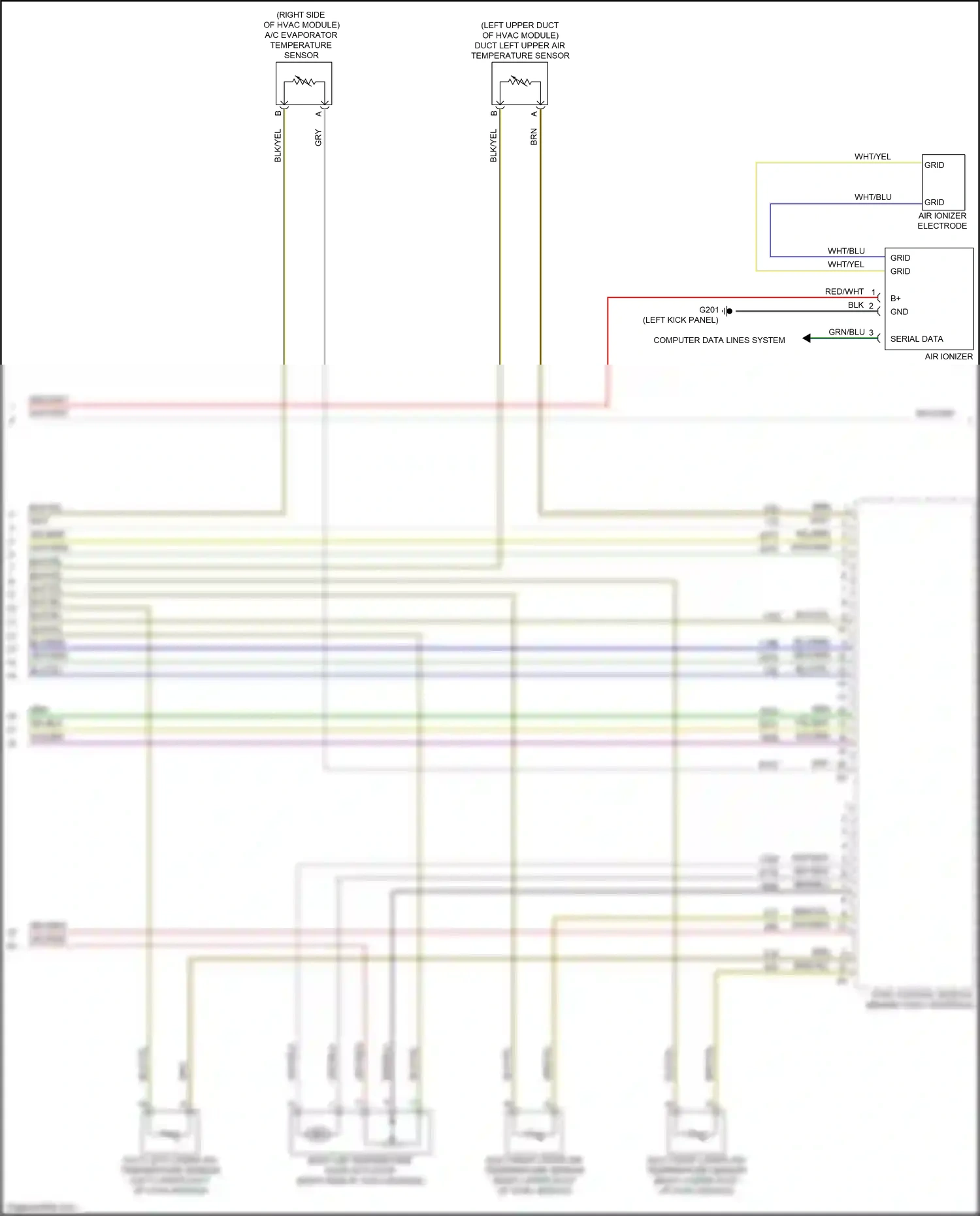 Wiring diagram vio/grn for Buick LaCrosse III (2016-2019) (2 of 4)