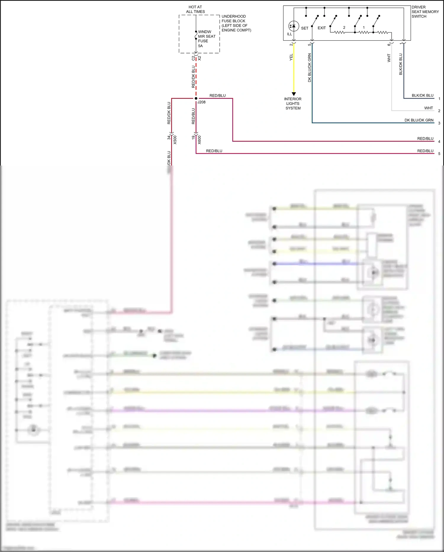 Wiring diagram wht/yel for Buick LaCrosse III (2016-2019) (7 of 21)