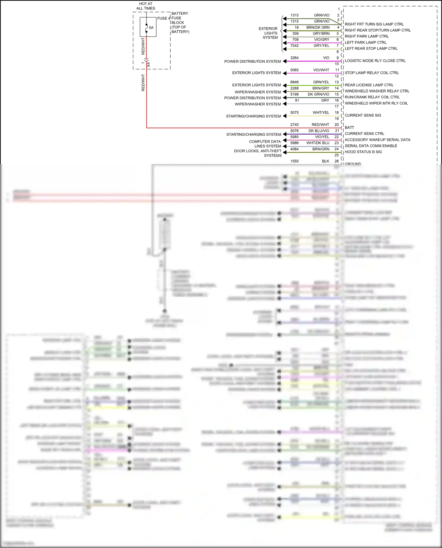 Wiring diagram yel for Buick LaCrosse III (2016-2019) (32 of 92)