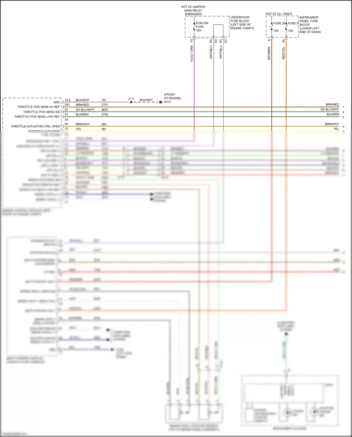 Wiring diagram yel for Buick LaCrosse III (2016-2019) (33 of 92)