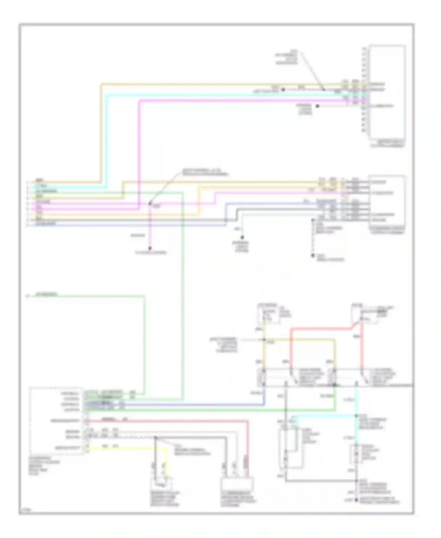 LeSabre Buick VII (1992-1999): A/c circuit, auto a/c (2 of 2)